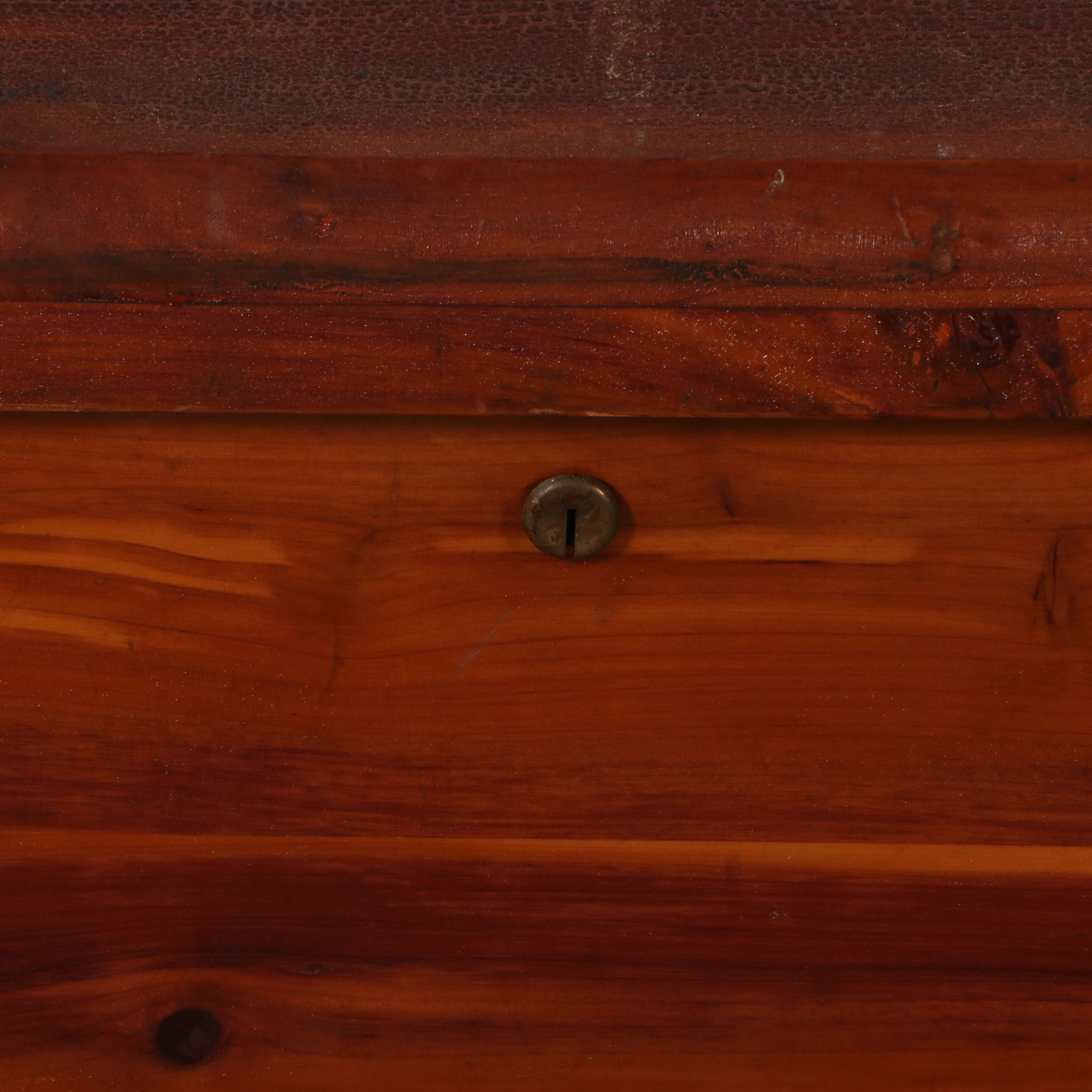 Acme Chest Art Deco Style Cedar Trunk on Wheels