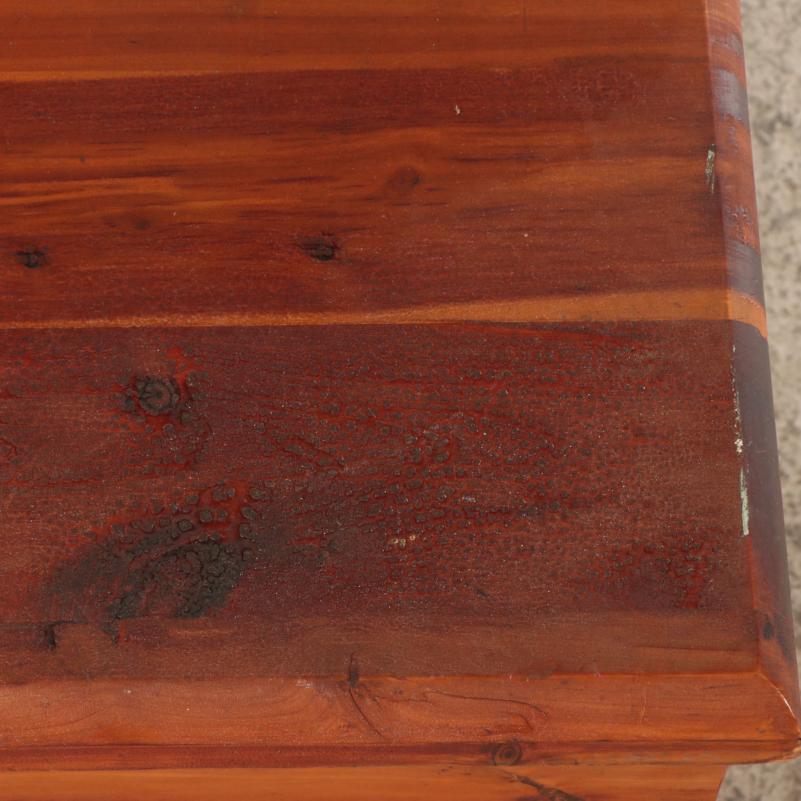 Acme Chest Art Deco Style Cedar Trunk on Wheels