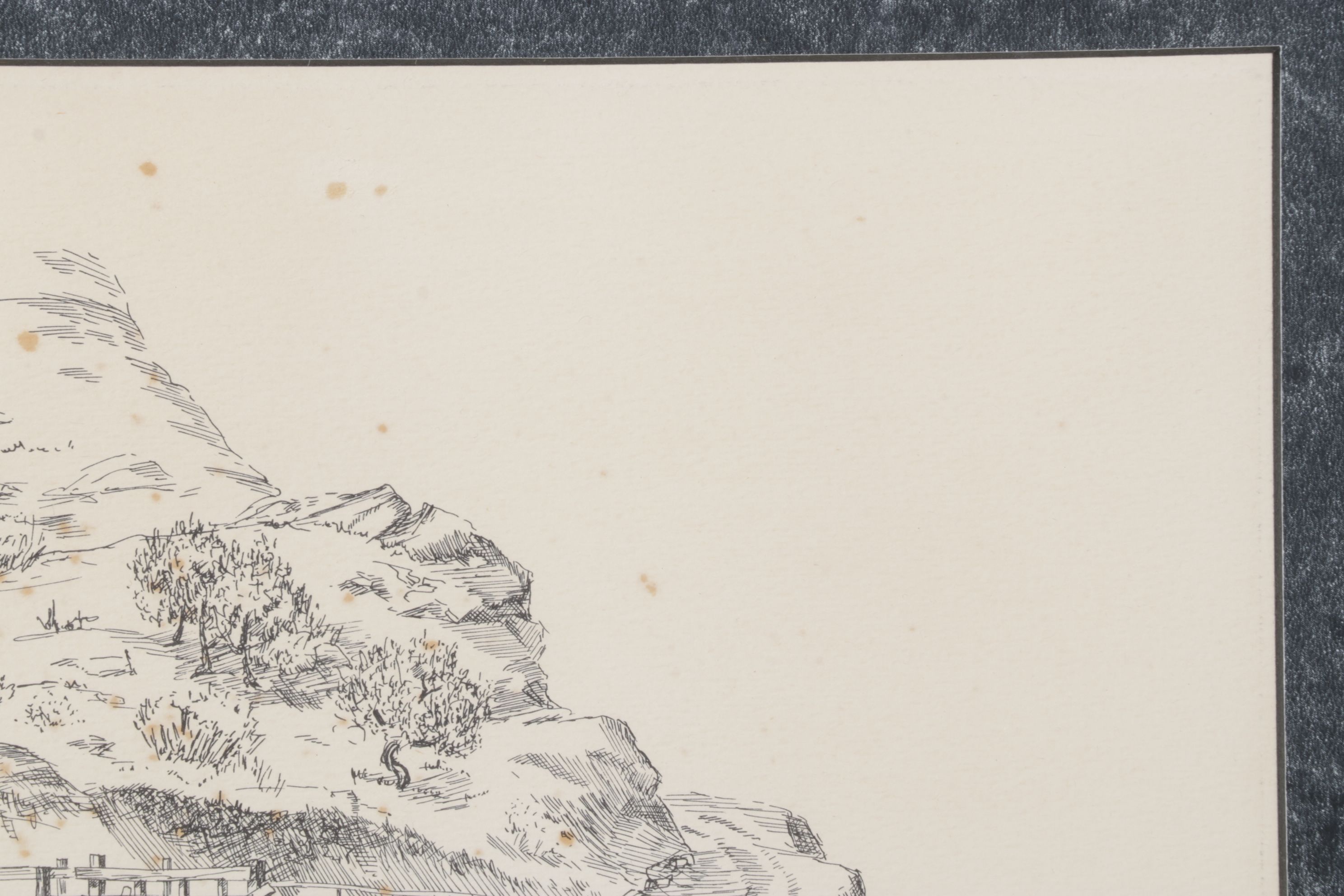 W.R. Doherty Etching of Mines "The Blackburn", 1970