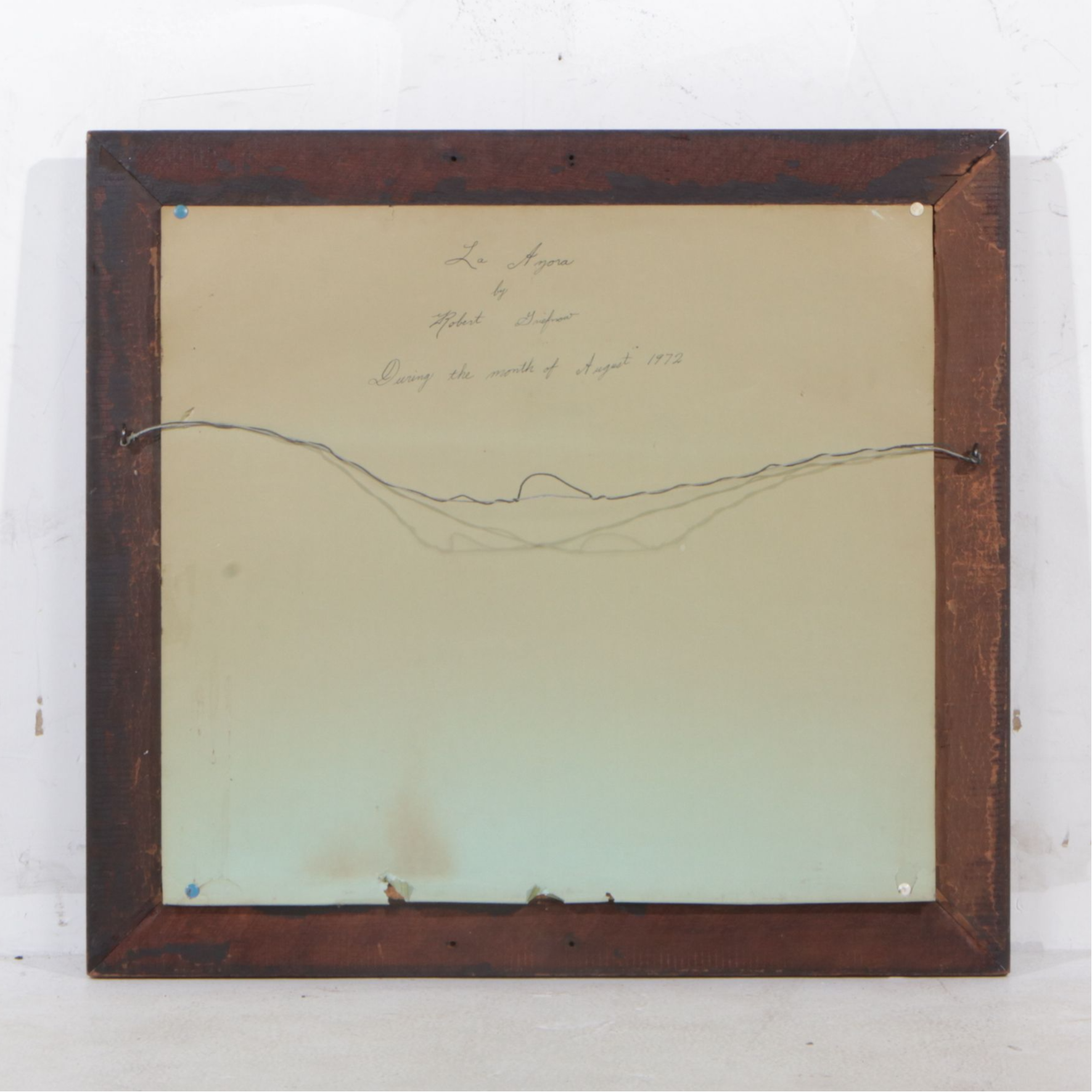 Robert Griefnow Watercolor Painting "La Azora", 1972