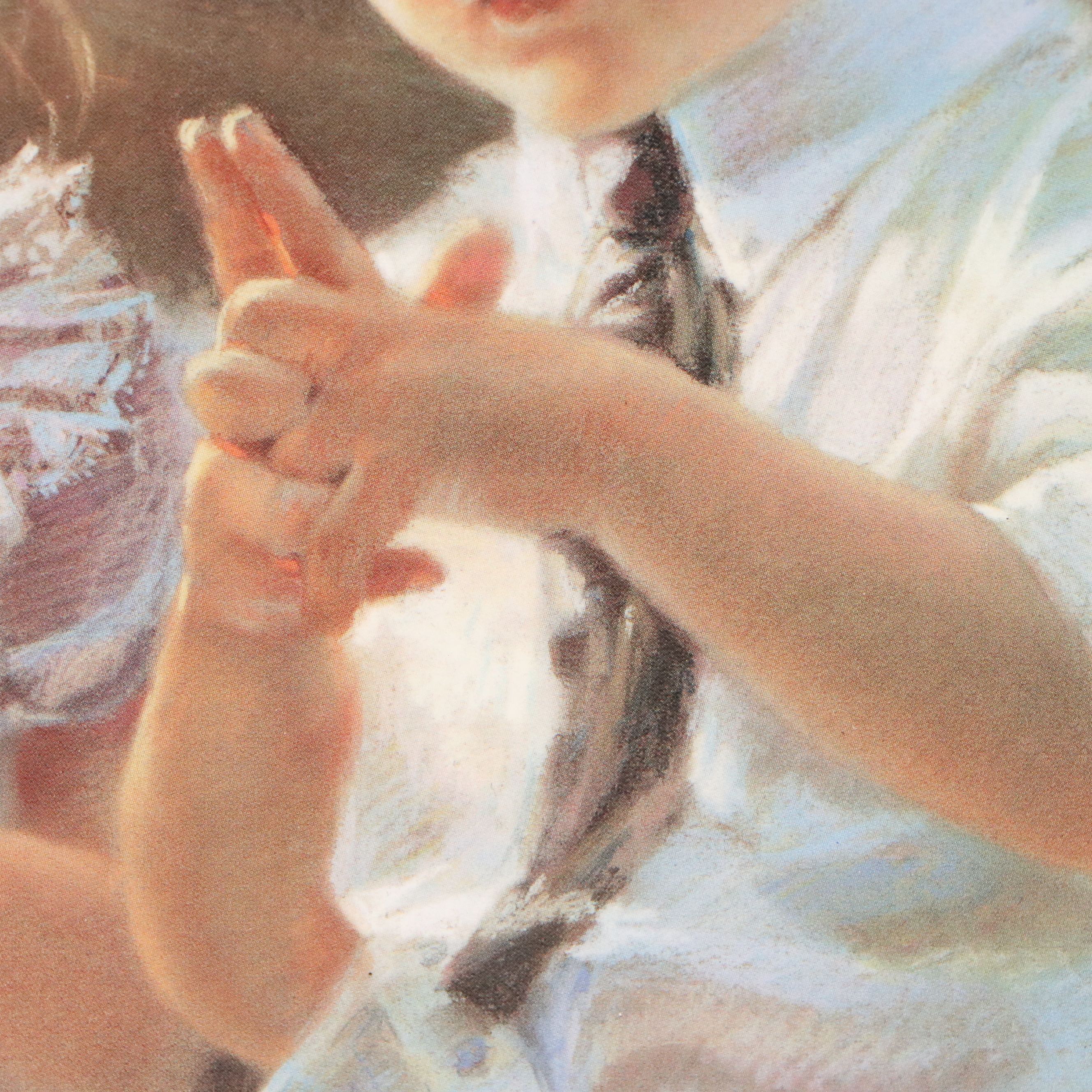 Kathryn Fincher Offset Lithograph "Here's the Church," 21st Century