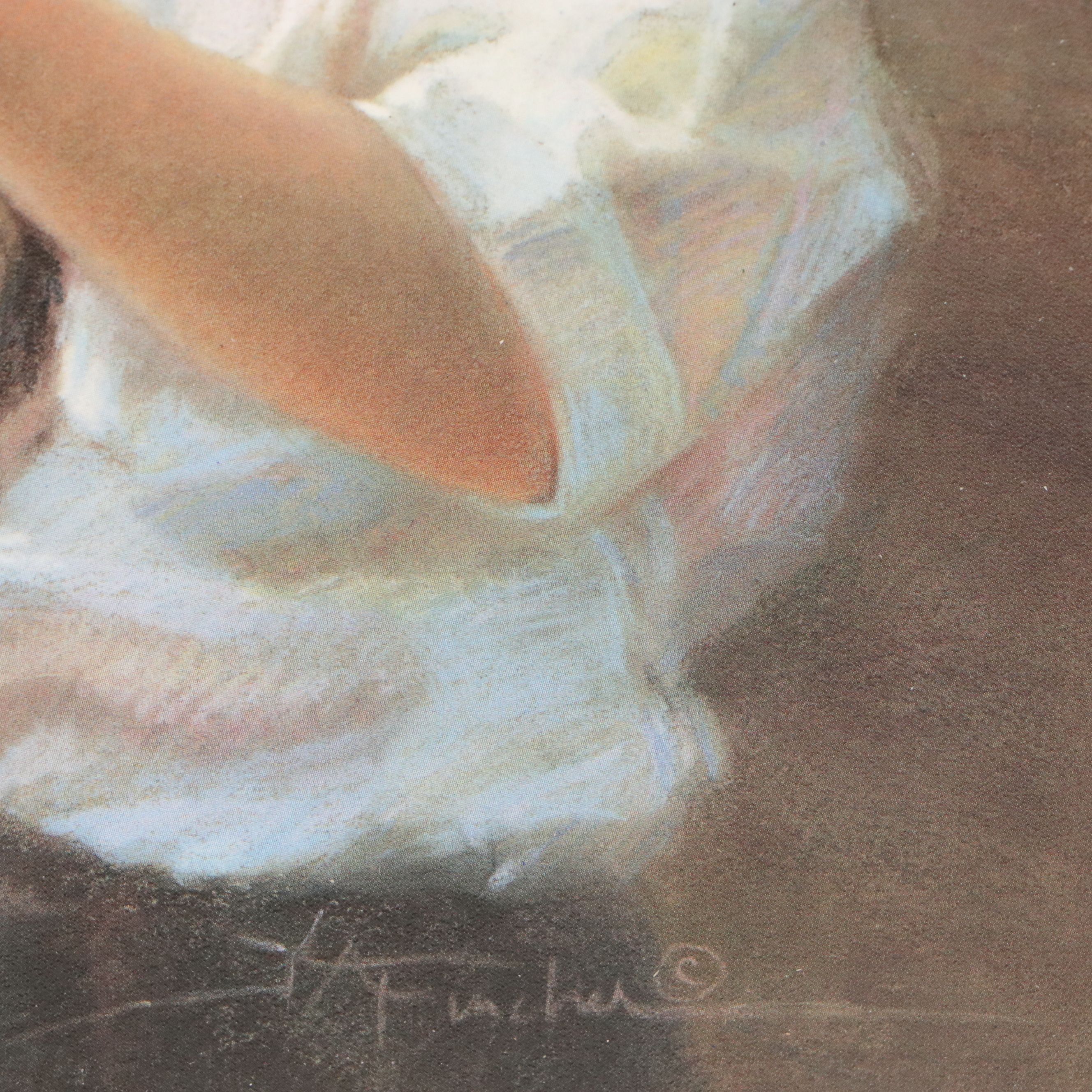 Kathryn Fincher Offset Lithograph "Here's the Church," 21st Century