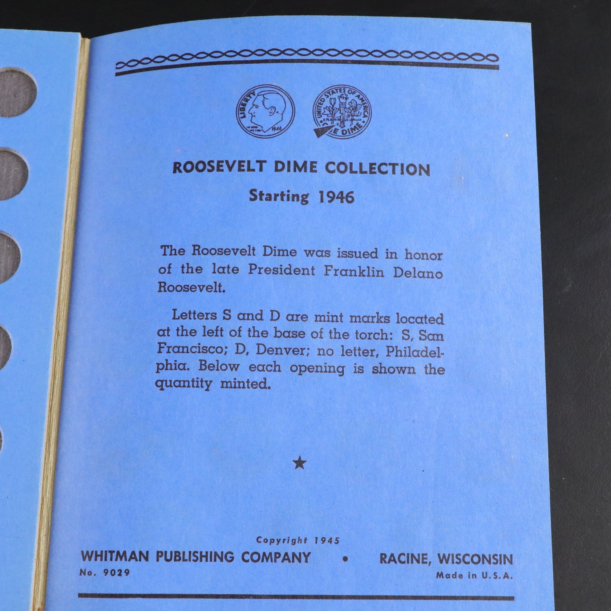 Roosevelt Silver Dime Collection, 1946–1962