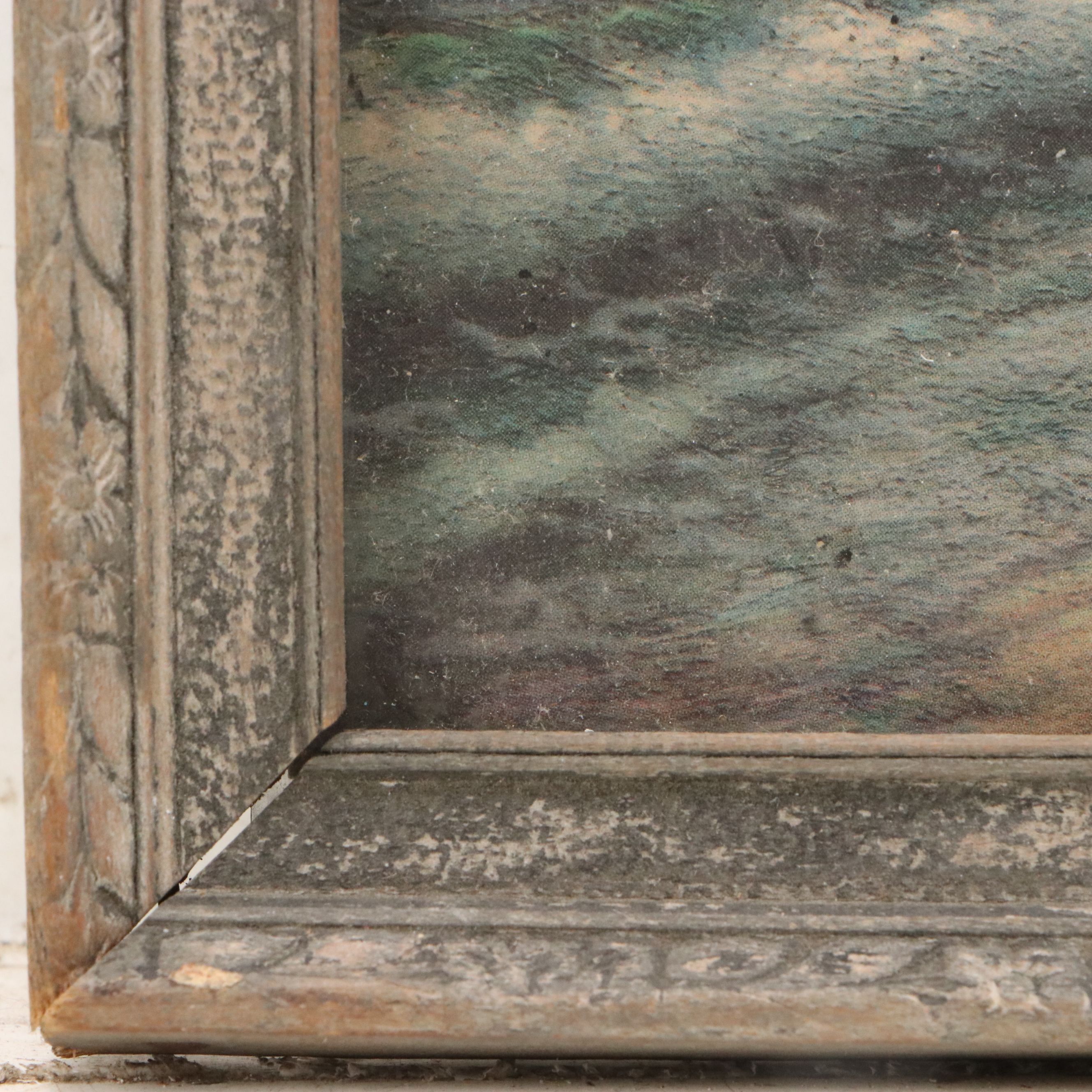 Offset Lithograph of Sunset on the Beach, Early/Mid-20th Century