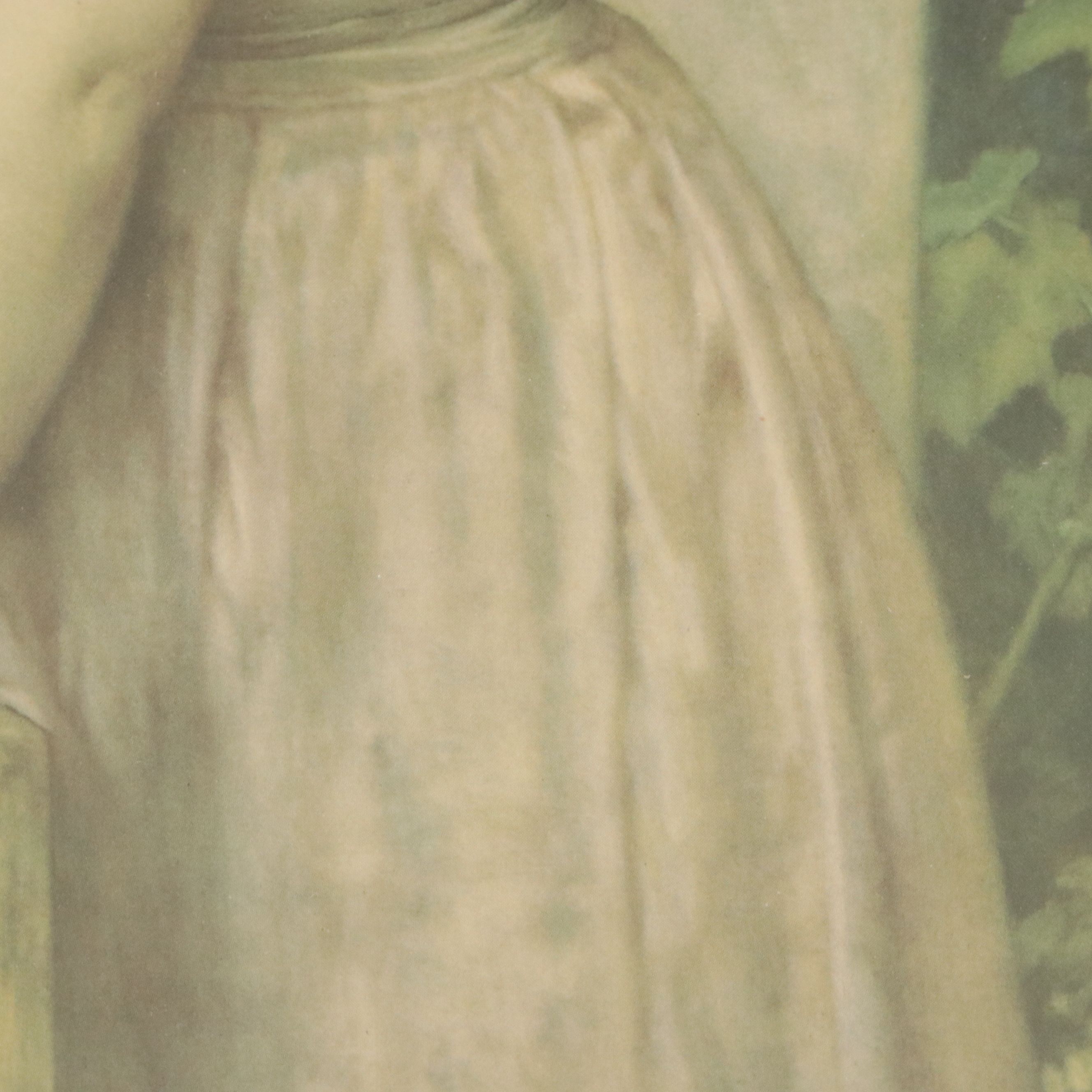 After Bouguereau Offset Lithograph "Yvonne," Mid-Late 20th Century