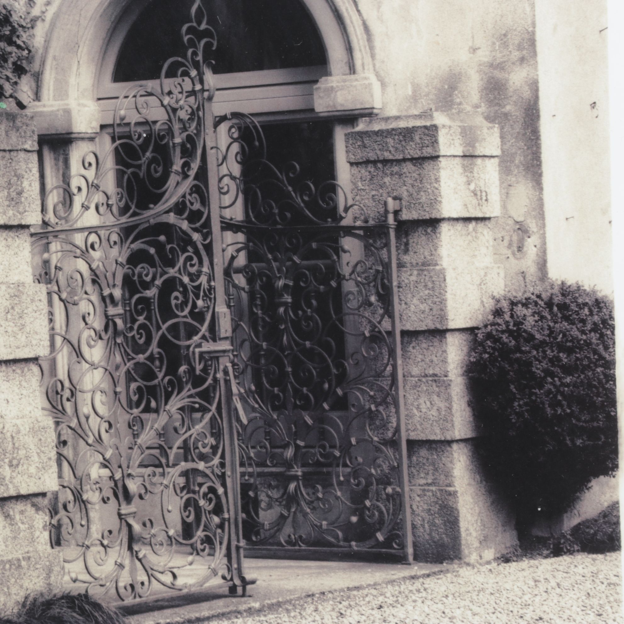 Sepia Toned Giclée After Alan Blaustein "Volterra, Toscana," Late 20th Century