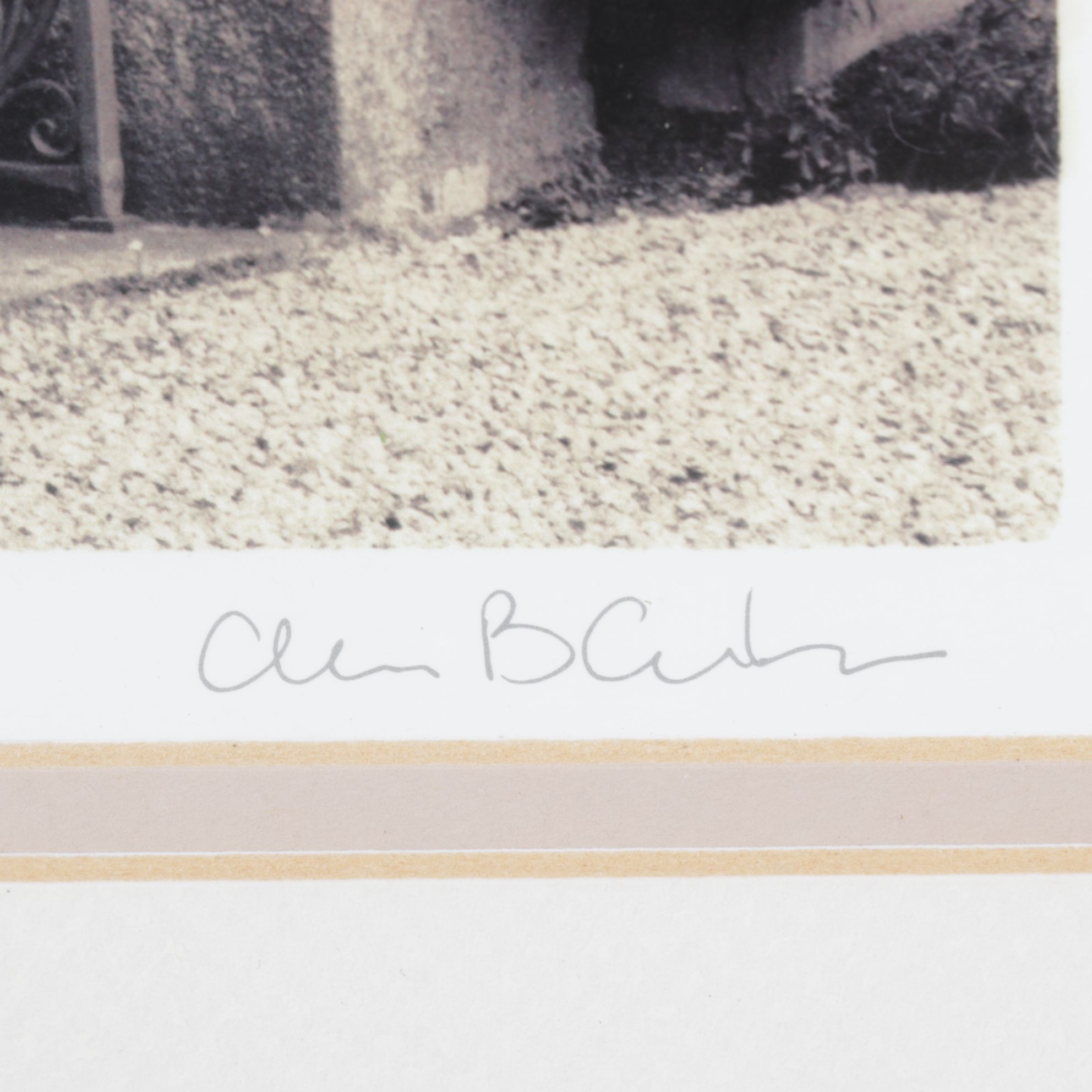 Sepia Toned Giclée After Alan Blaustein "Volterra, Toscana," Late 20th Century