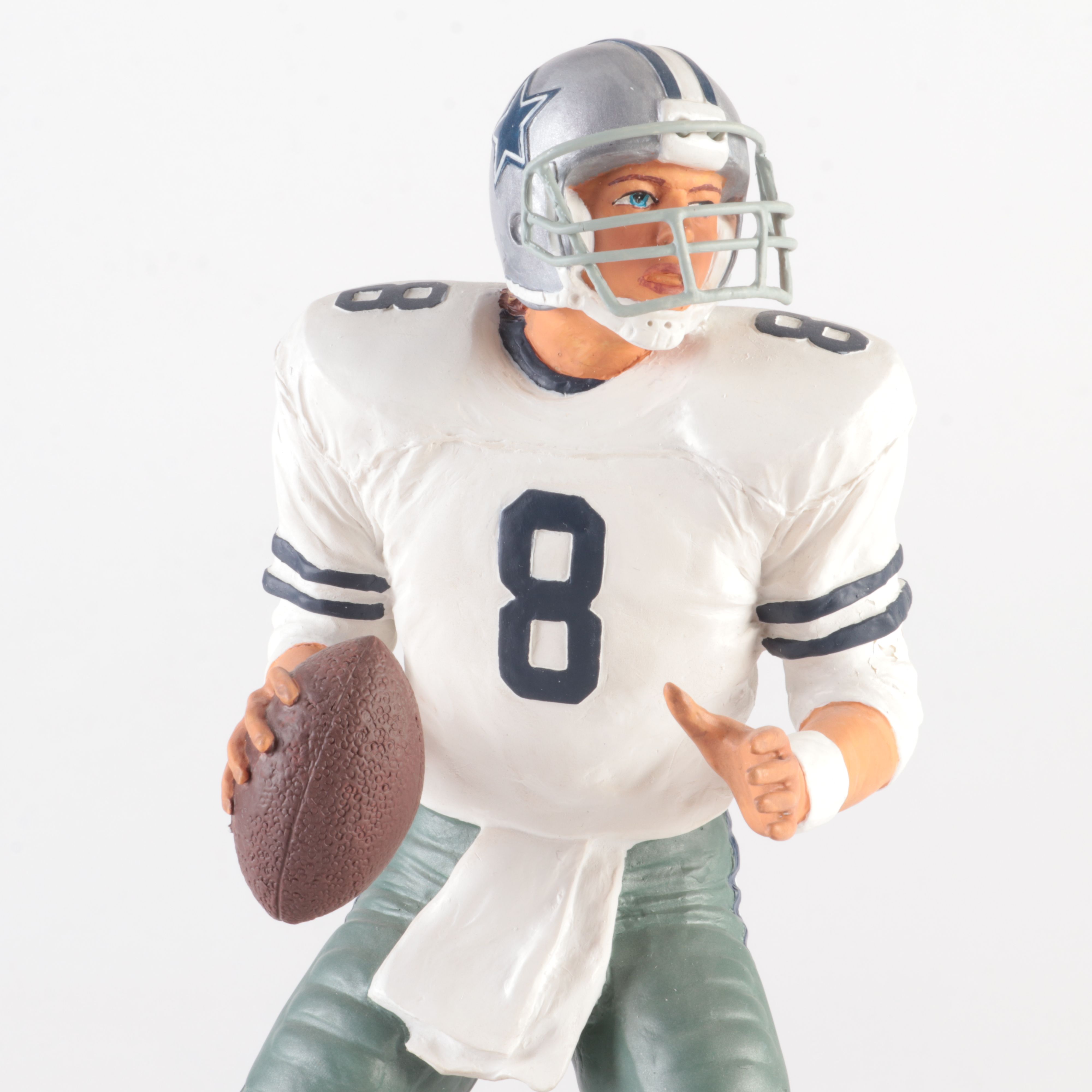 Troy Aikman Statue Display with Signature and COA, Gartlan
