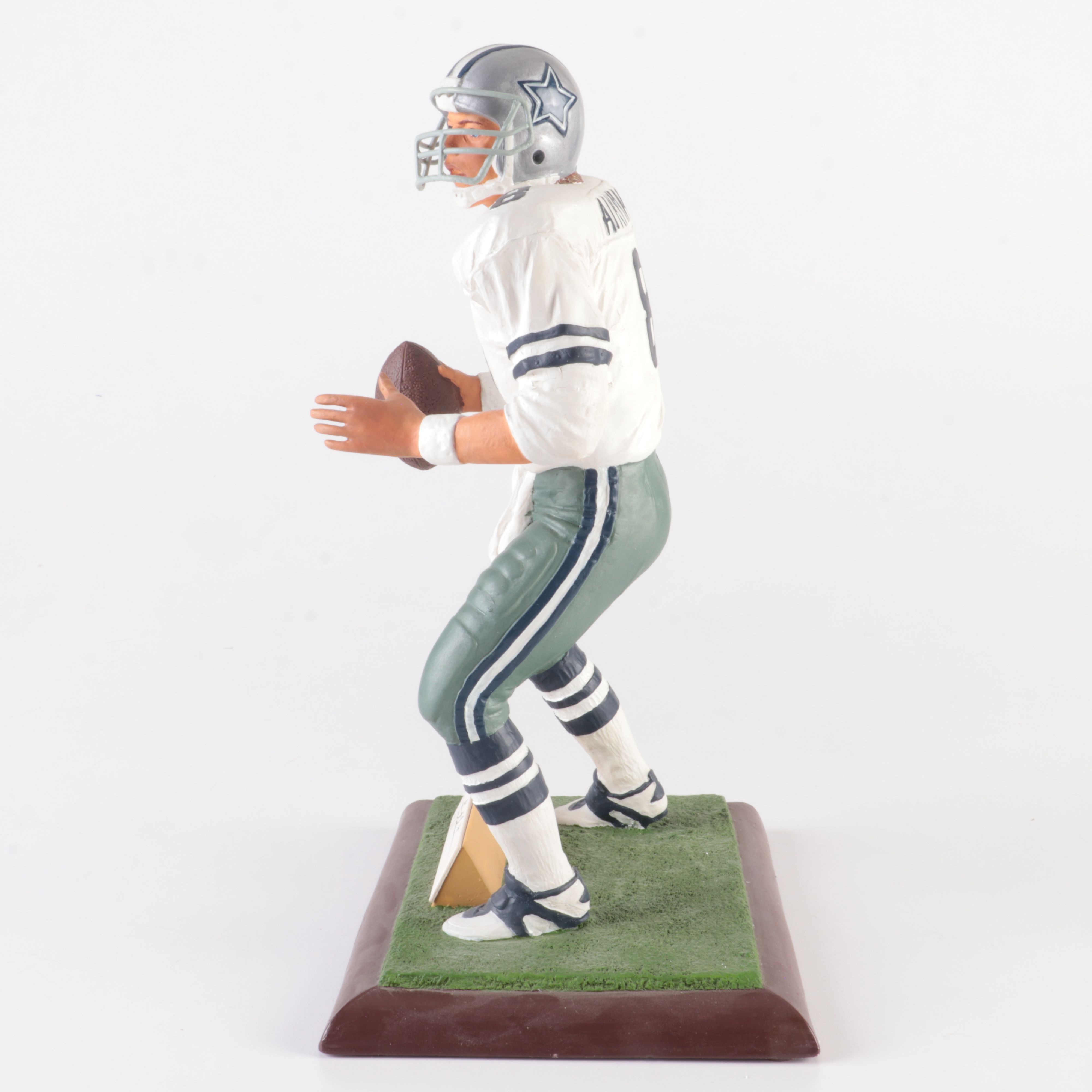Troy Aikman Statue Display with Signature and COA, Gartlan