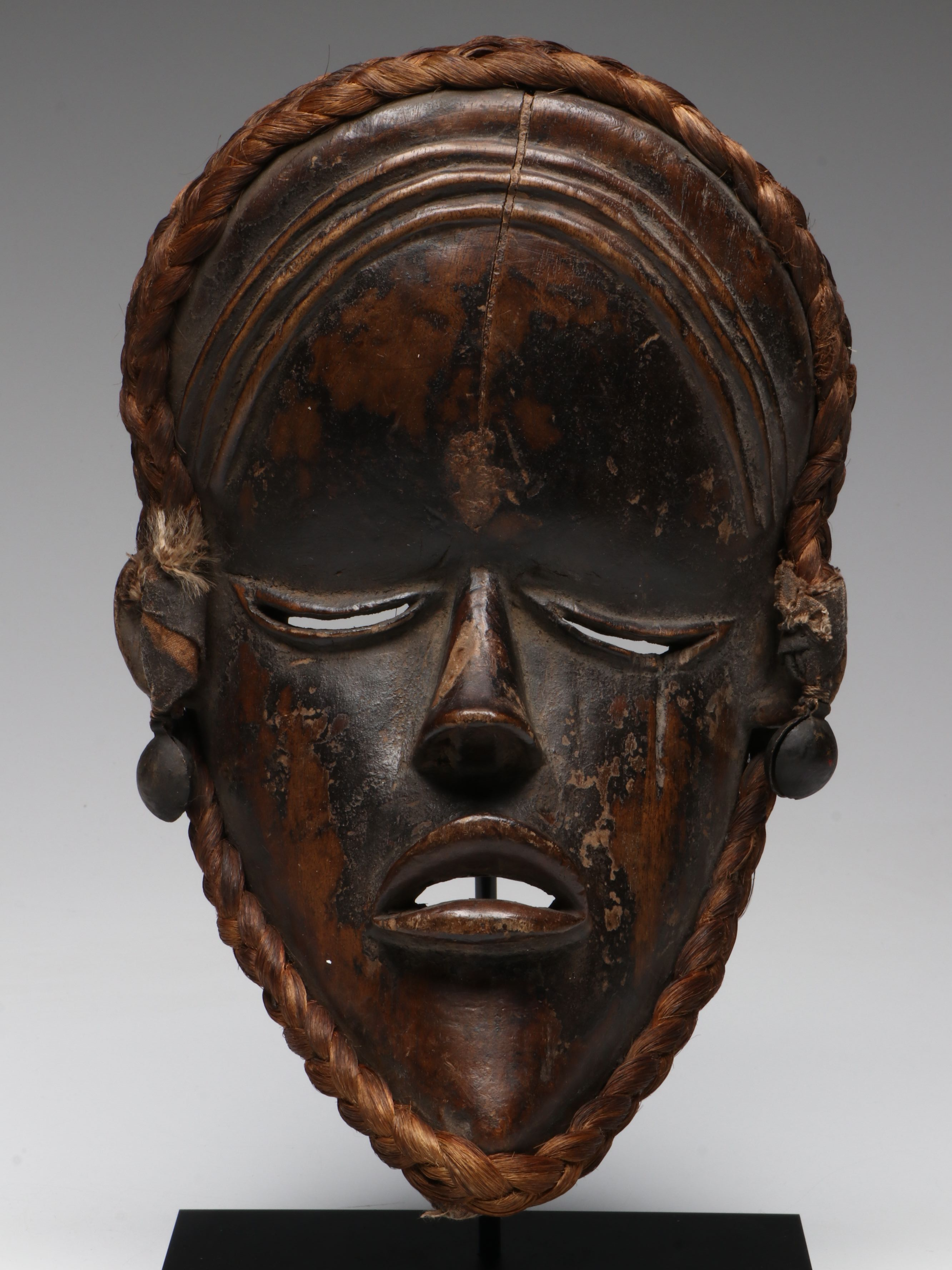 West African Dan Peoples "Deangle" Poro Society Initiation Mask