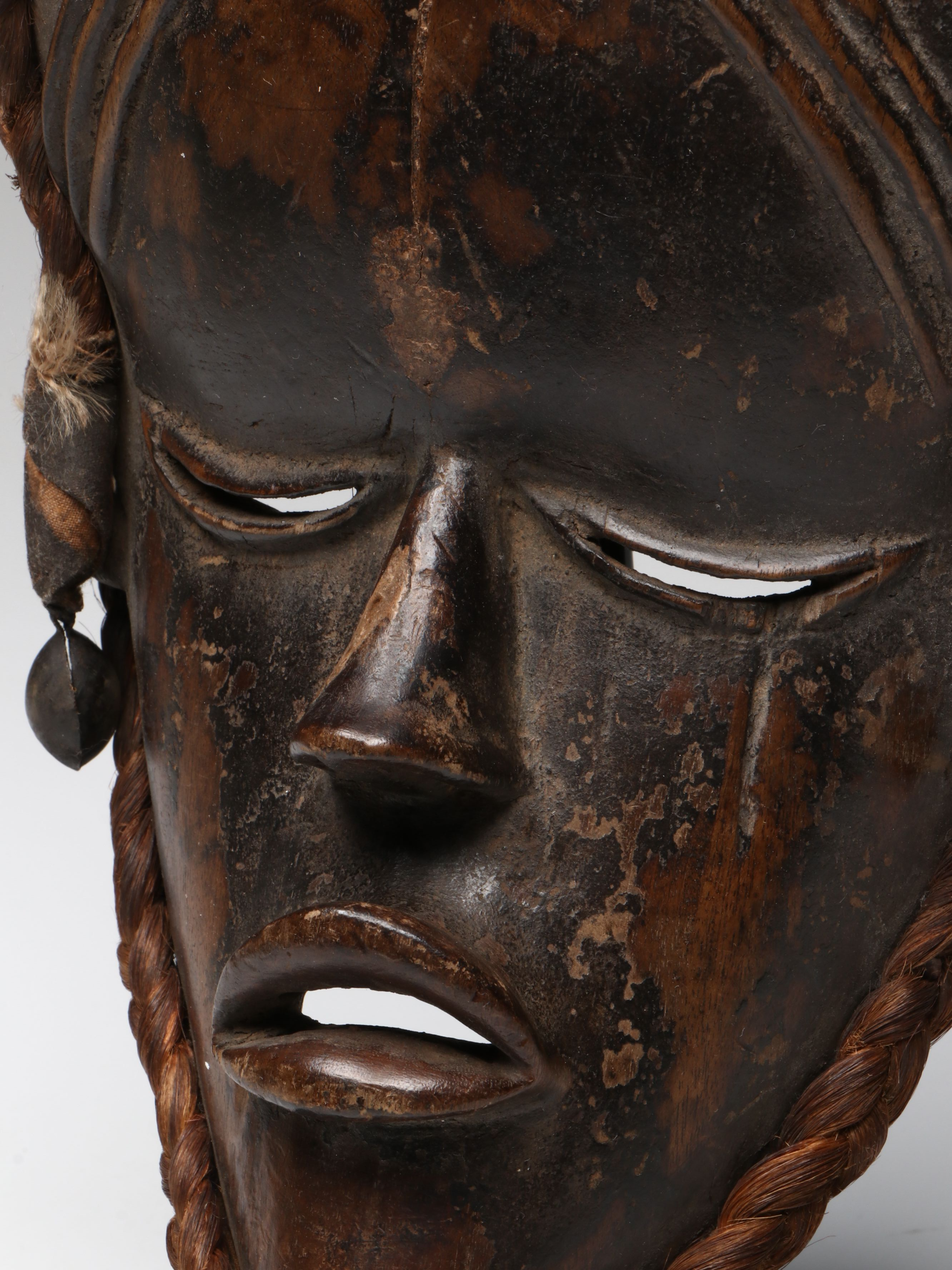 West African Dan Peoples "Deangle" Poro Society Initiation Mask