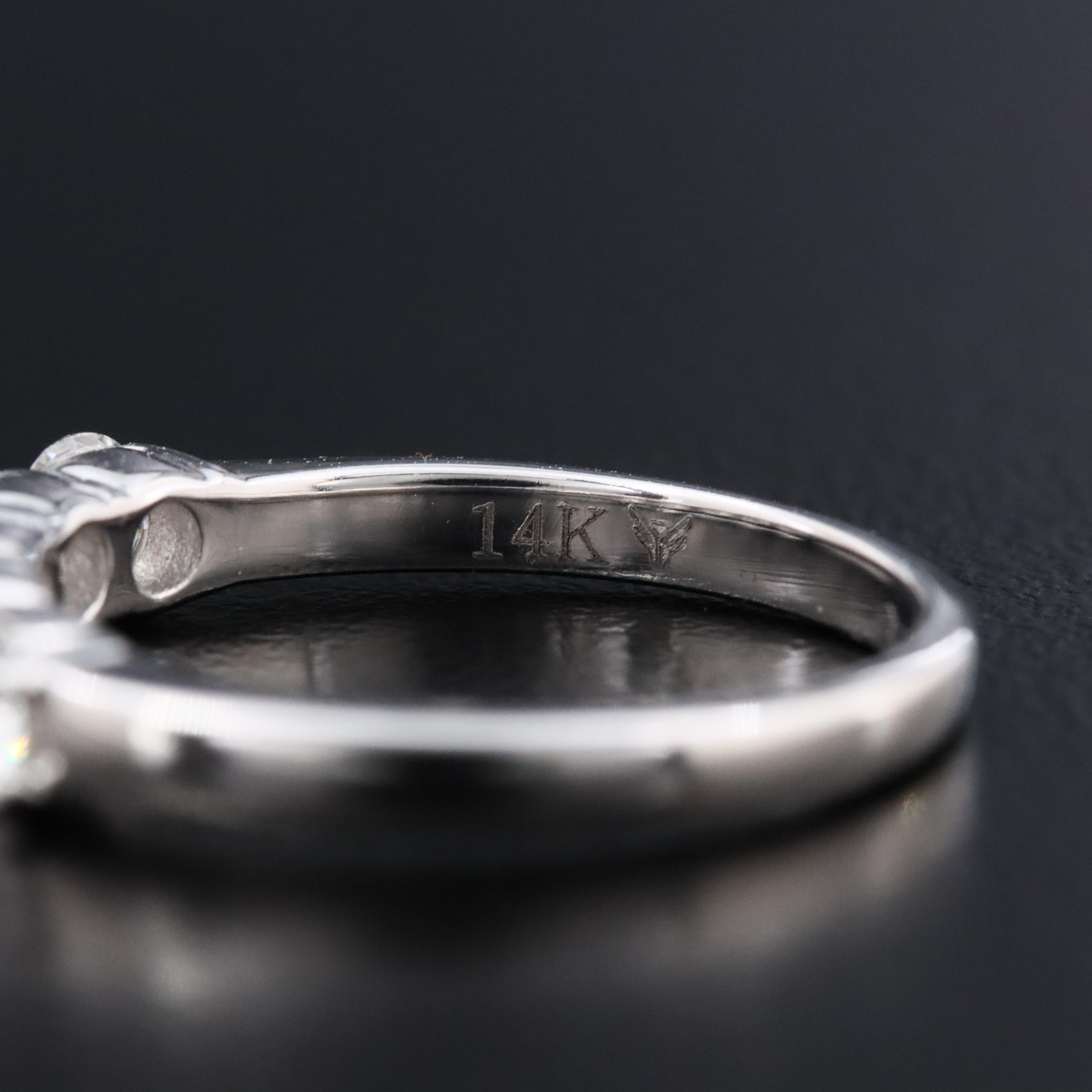 14K 0.81 CTW Lab Grown Diamond Ring