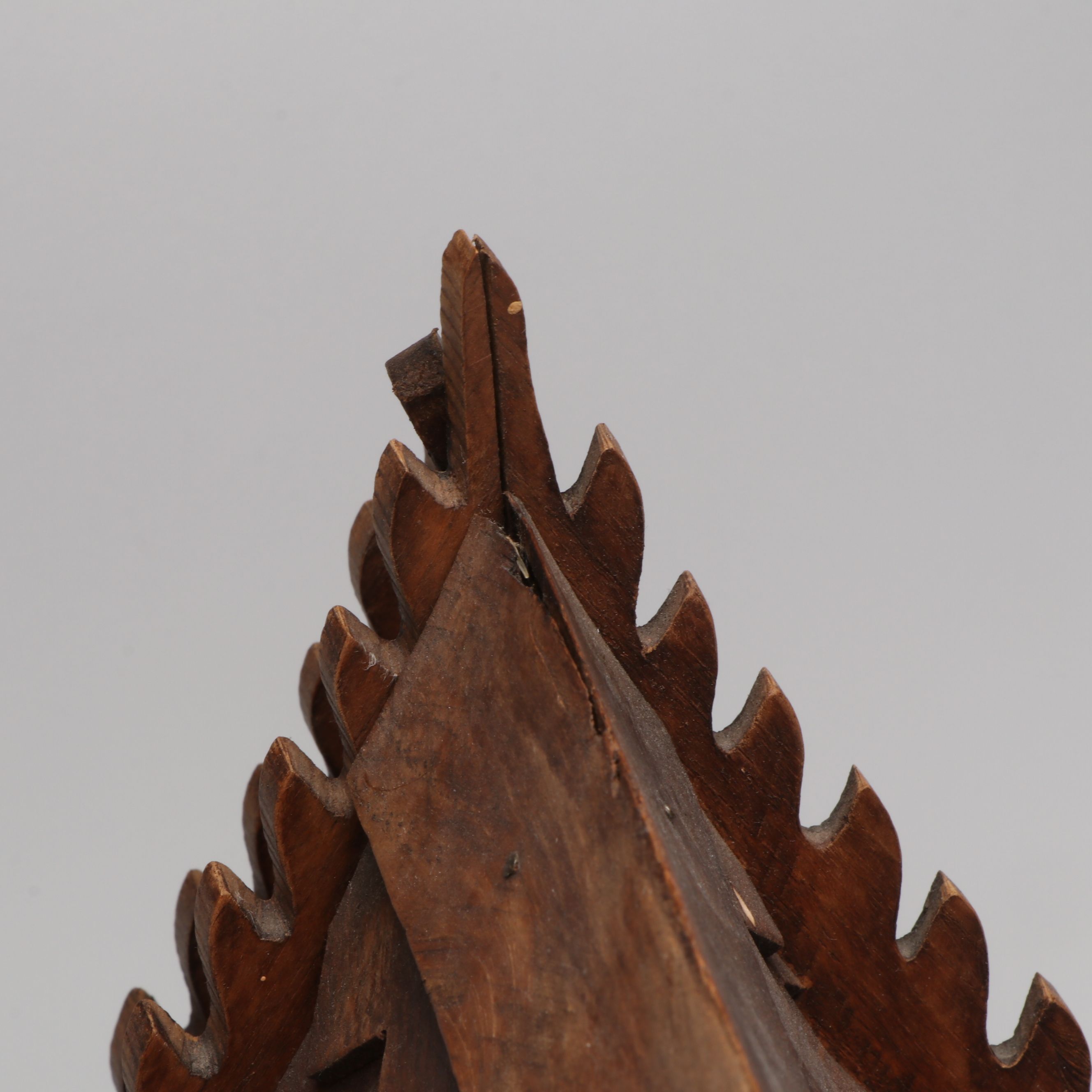 Thai Hand-Carved Wooden Buddhist Spirit House Altar Shrine