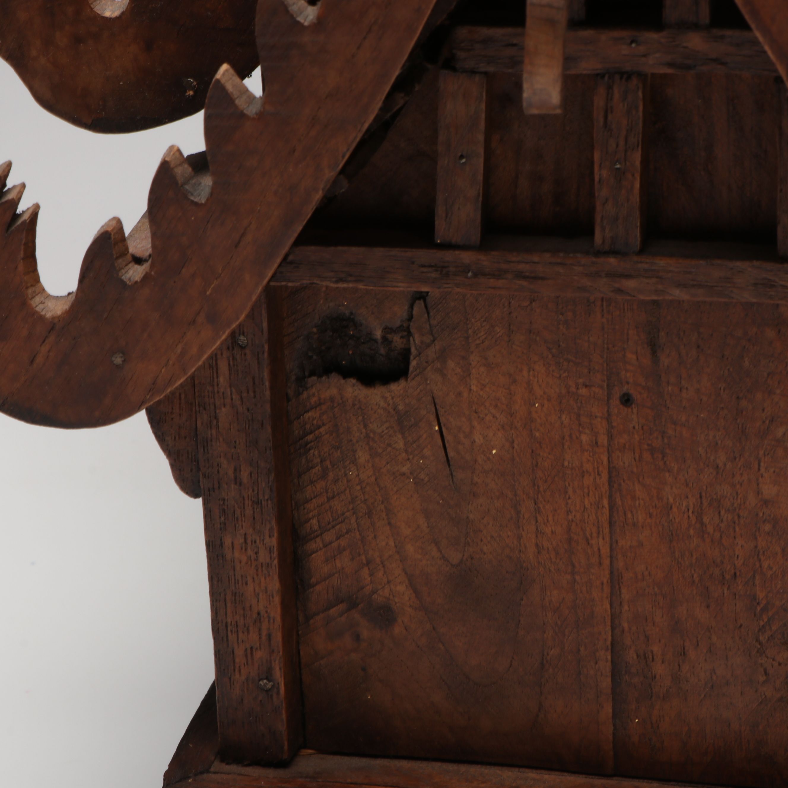 Thai Hand-Carved Wooden Buddhist Spirit House Altar Shrine