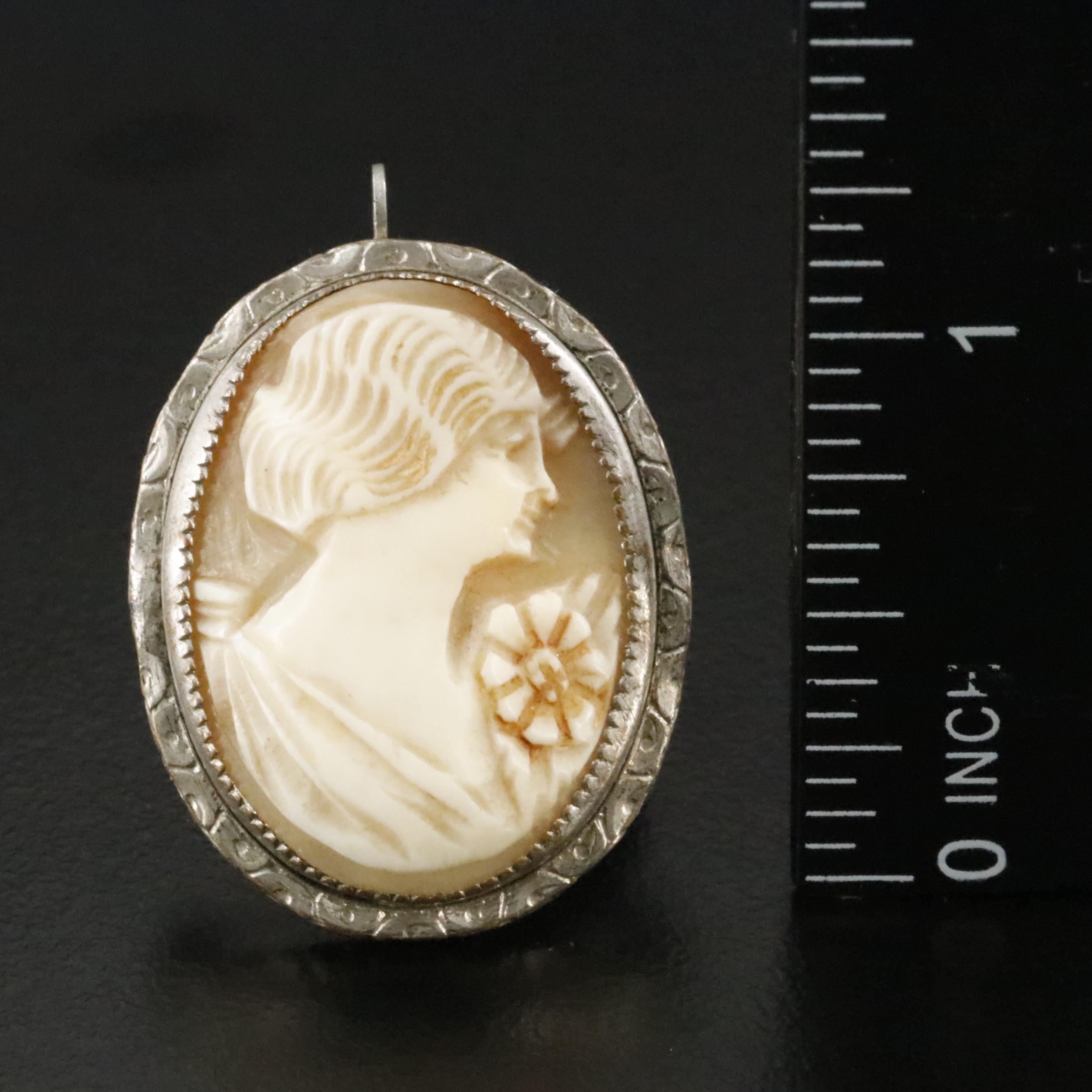 Vintage Cameo Converter Pin