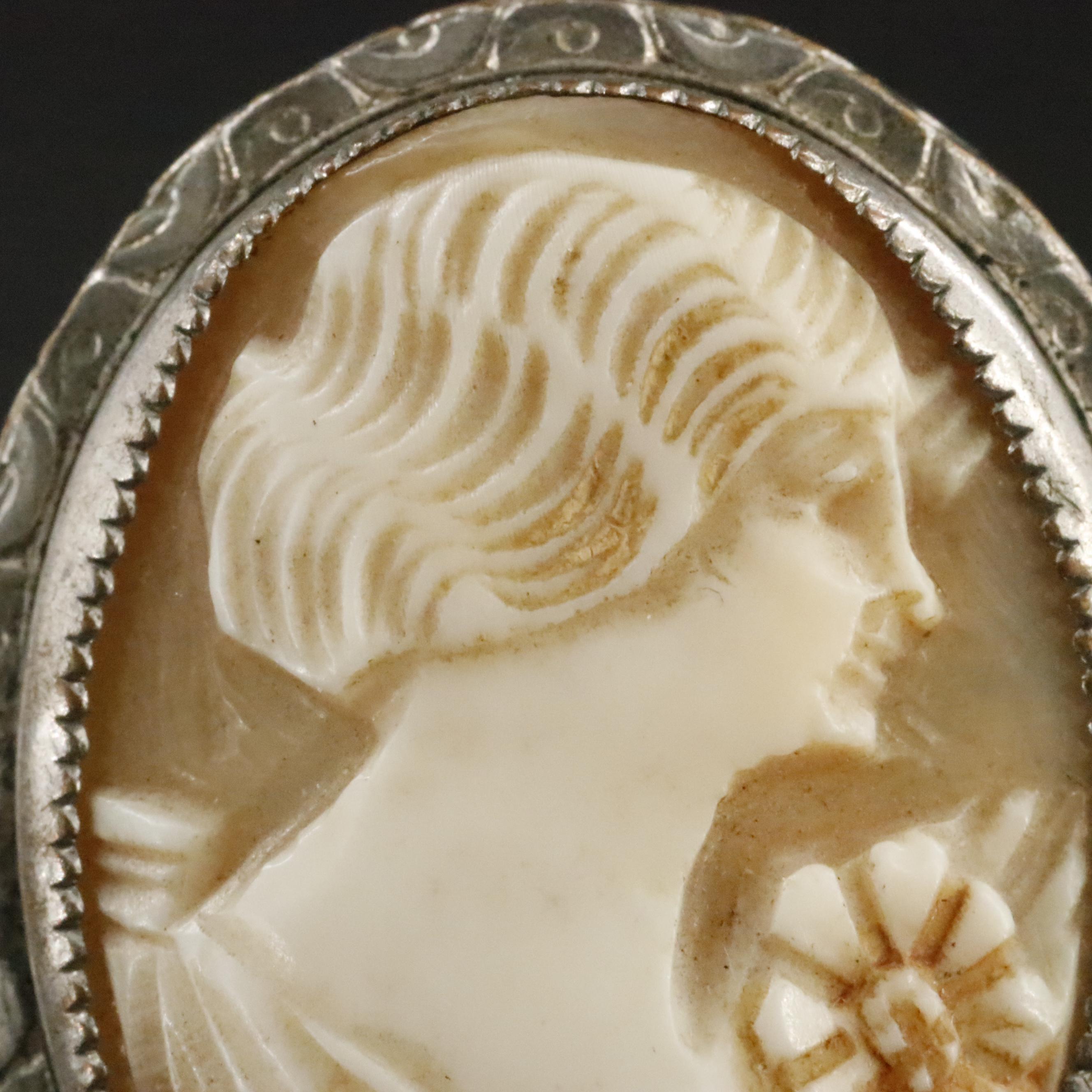 Vintage Cameo Converter Pin