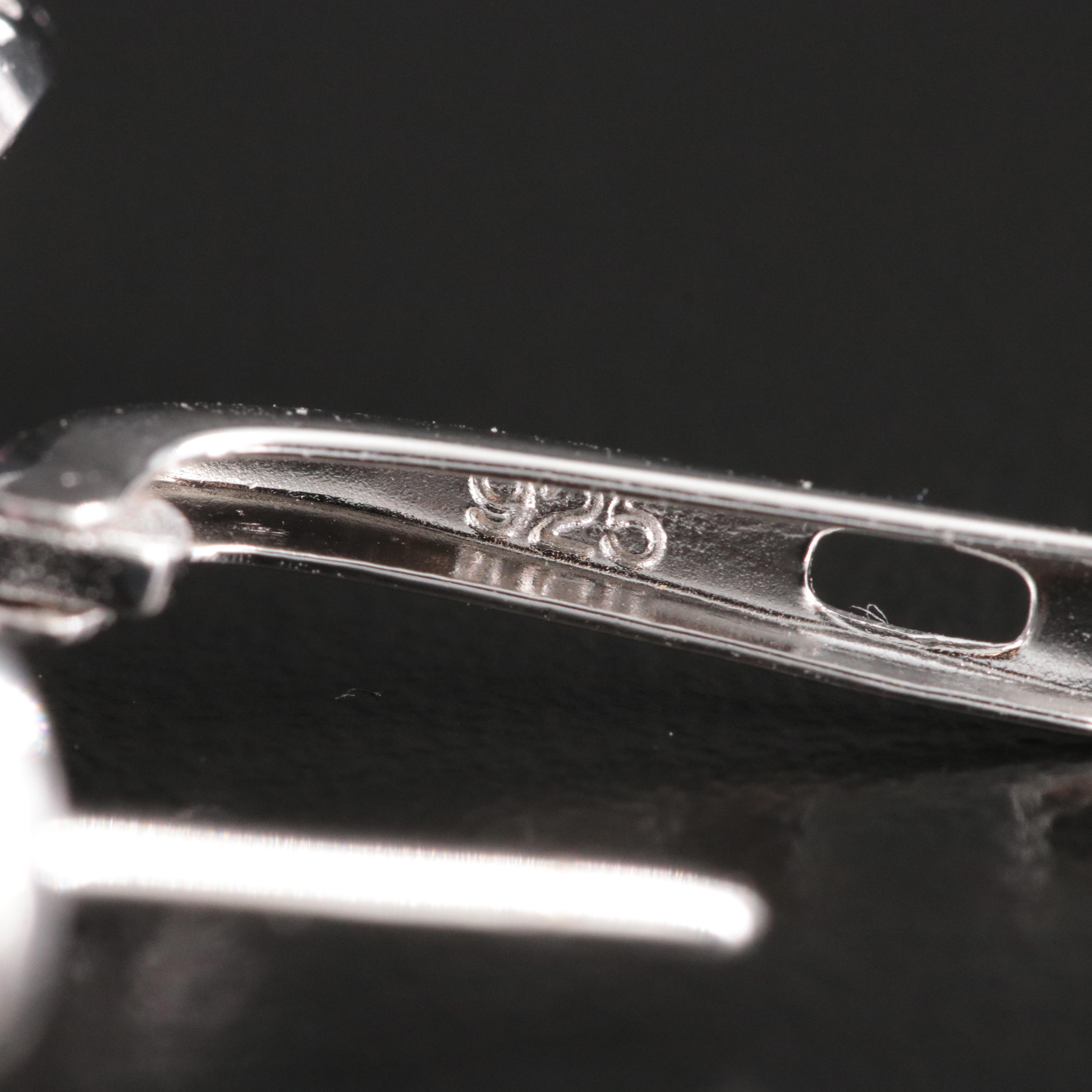 Sterling Sapphire and Ruby Graduated Disc Earrings