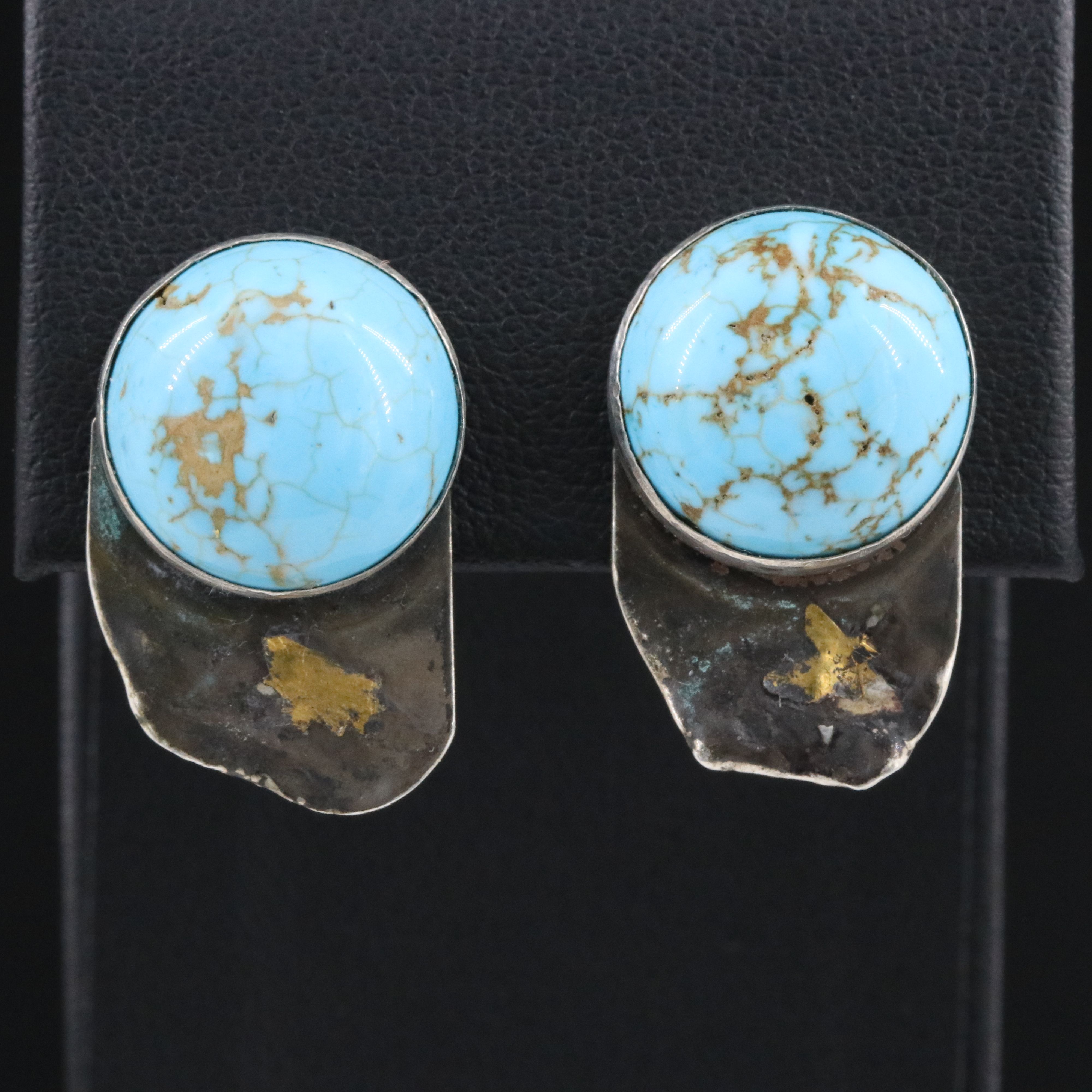 900 Silver Magnesite Earrings