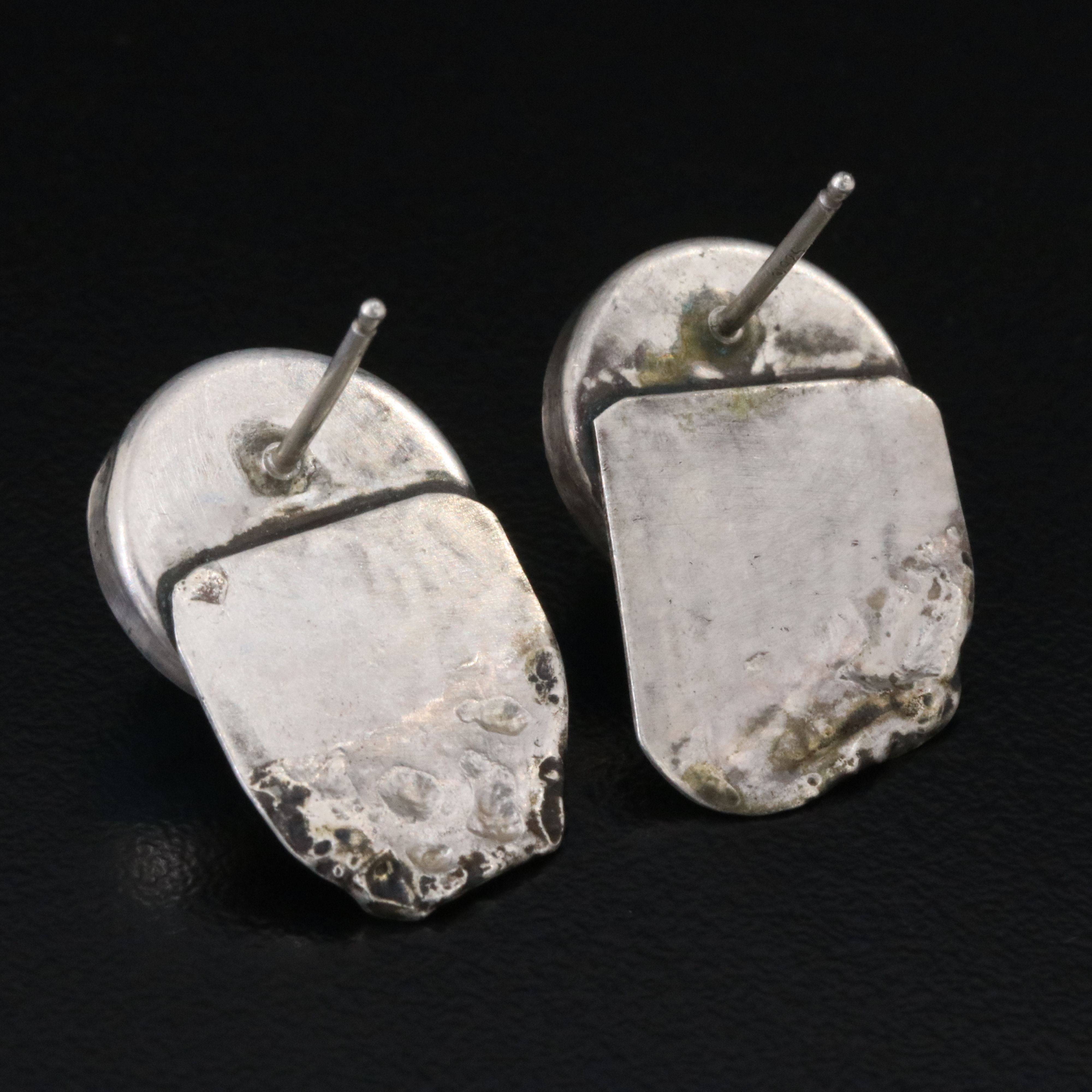 900 Silver Magnesite Earrings
