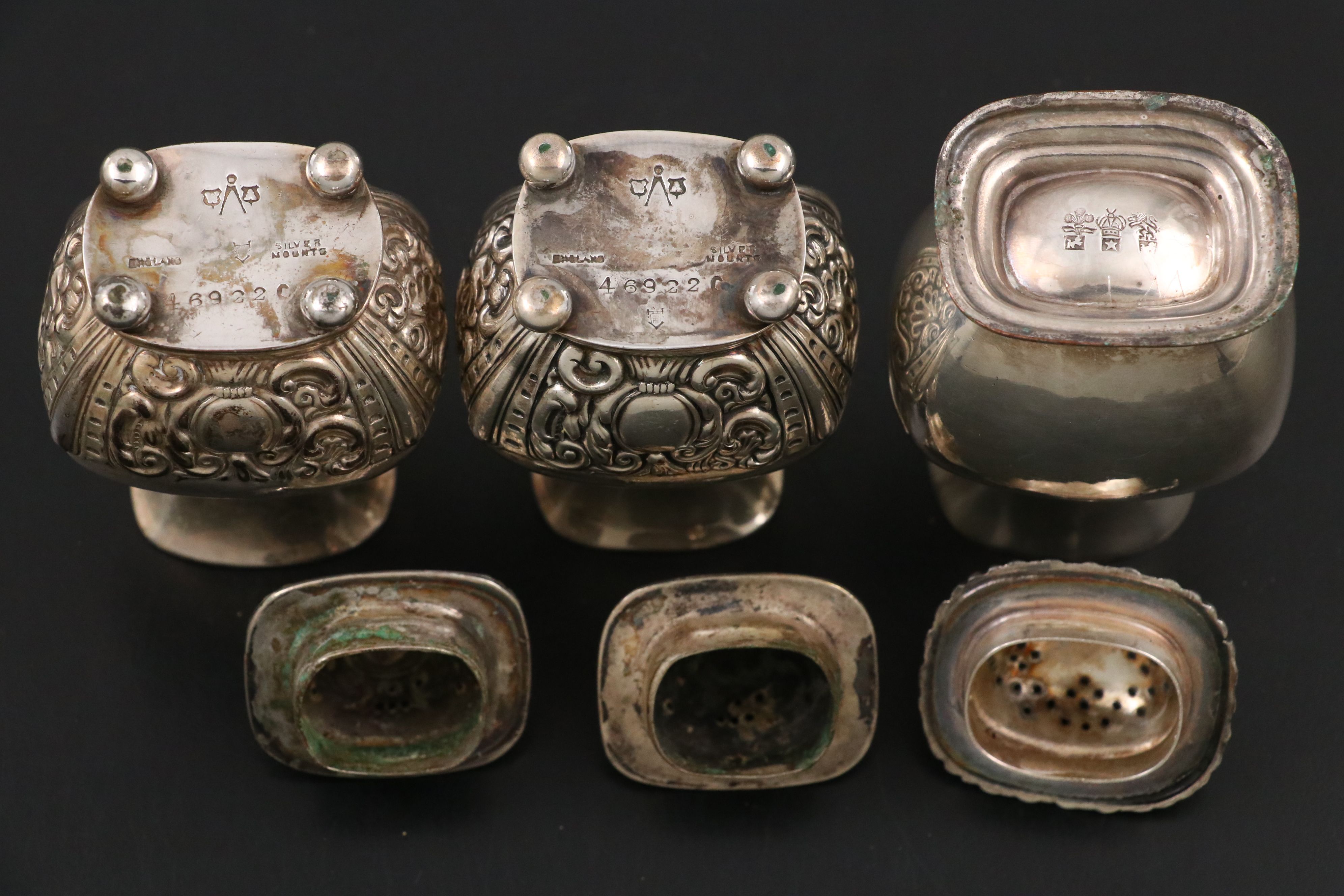 William Adams, E.G. Webster & Son and Other Silver Plate and Glass Shakers