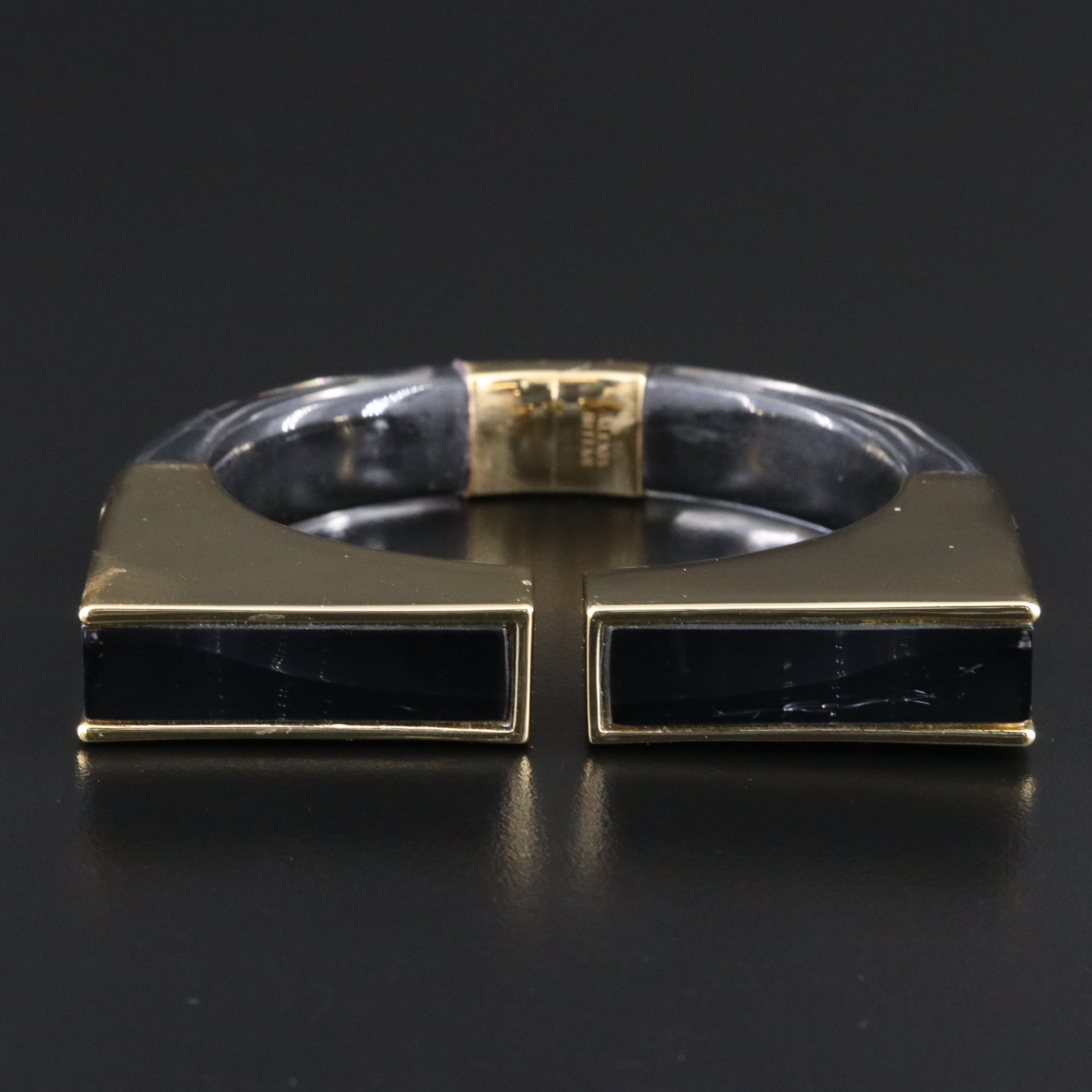 Alexis Bittar Lucite and Gold-Tone Cuff