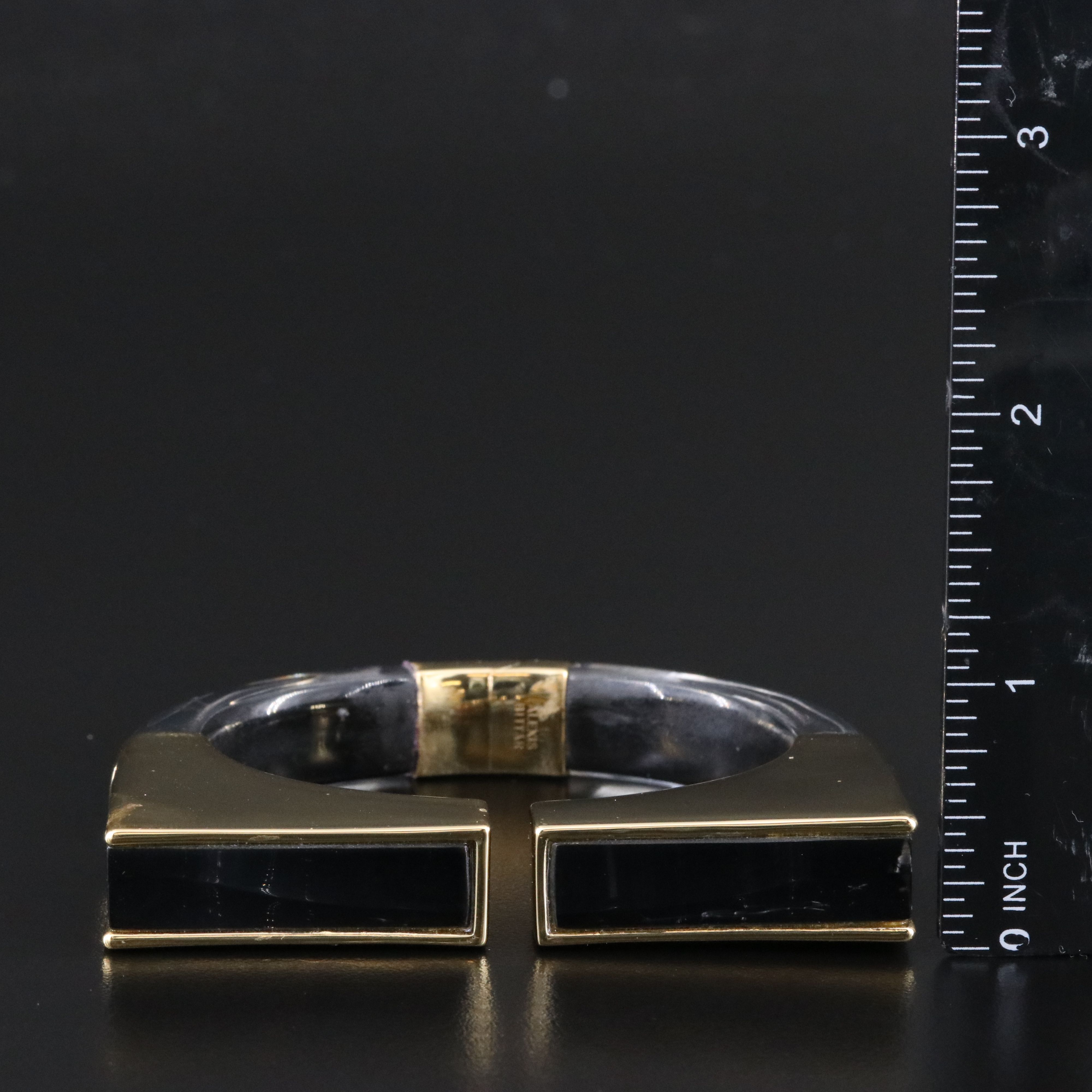 Alexis Bittar Lucite and Gold-Tone Cuff