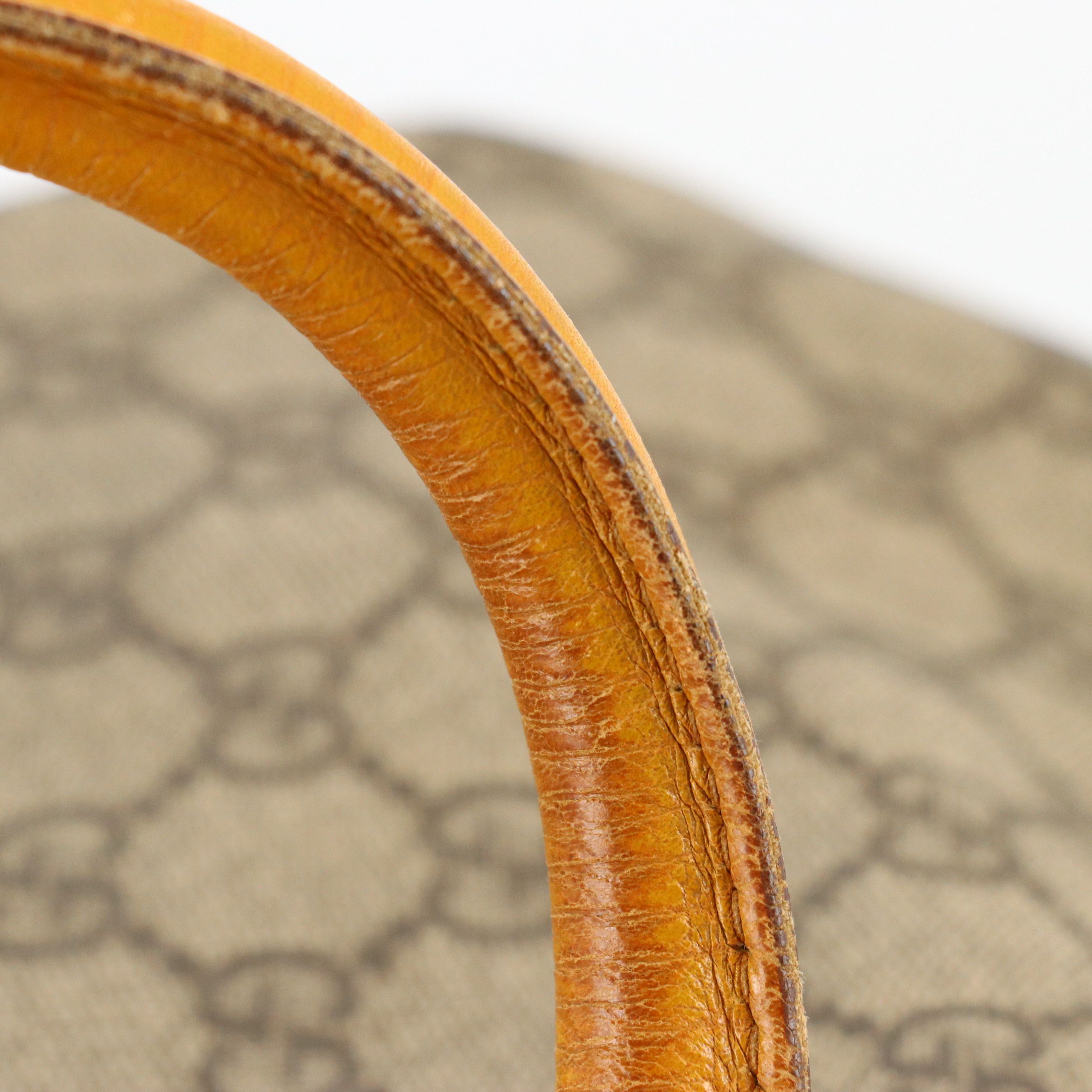 Gucci GG Supreme Canvas and Leather Trimmed Large Joy Tote