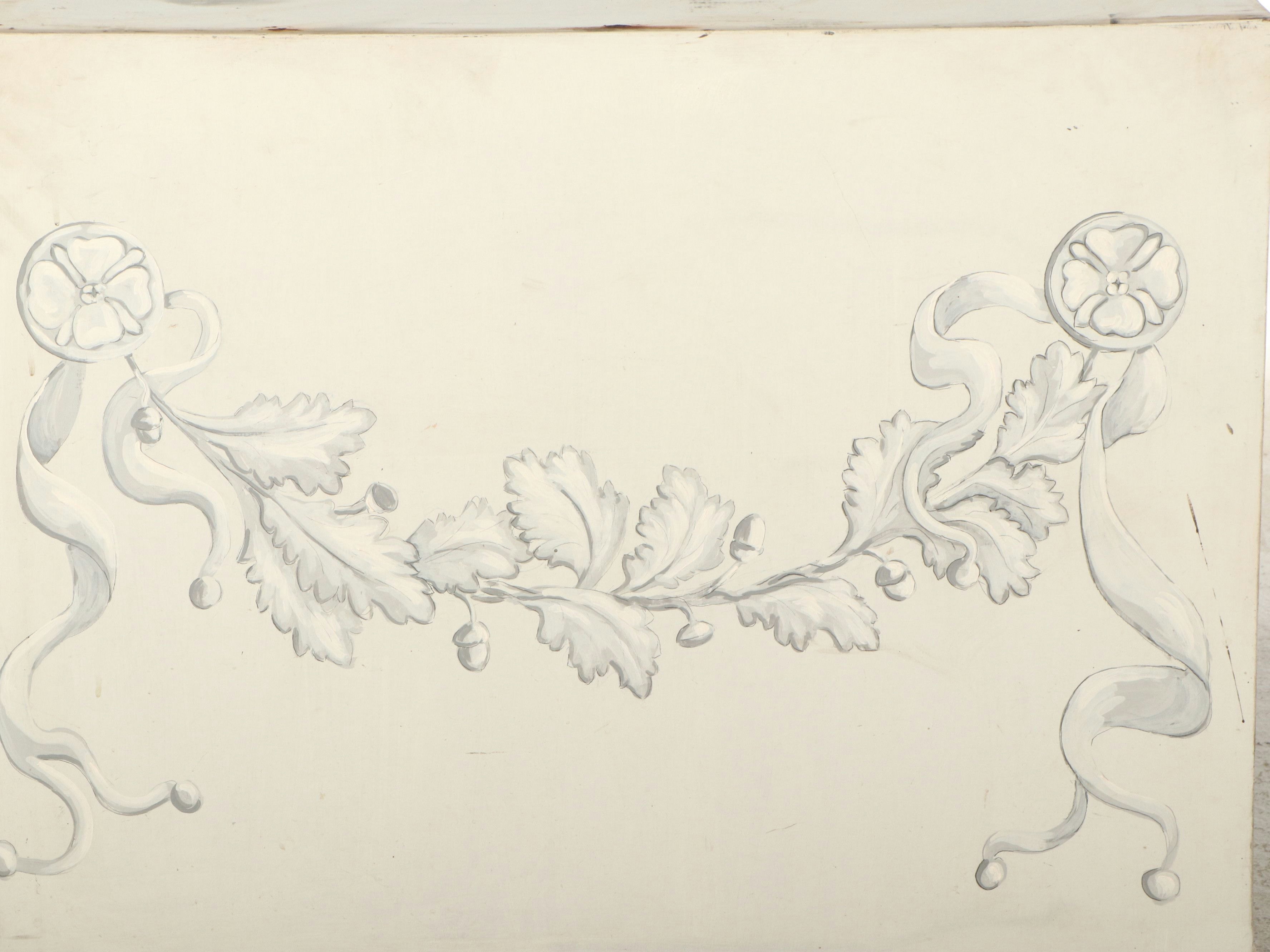 Jules Jourdain Painted Plaster Sculpture of Seated Woman, 19th Century