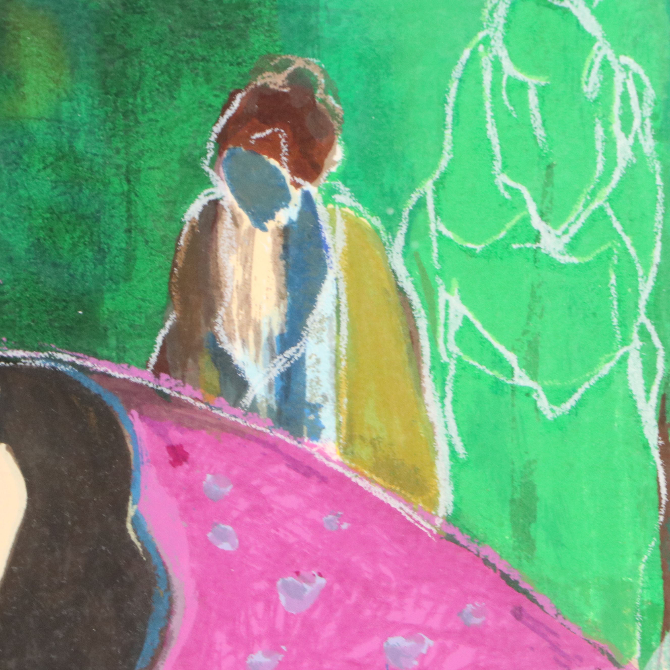 Itzchak Tarkay Screenprint "Erika in Hat," late 20th century