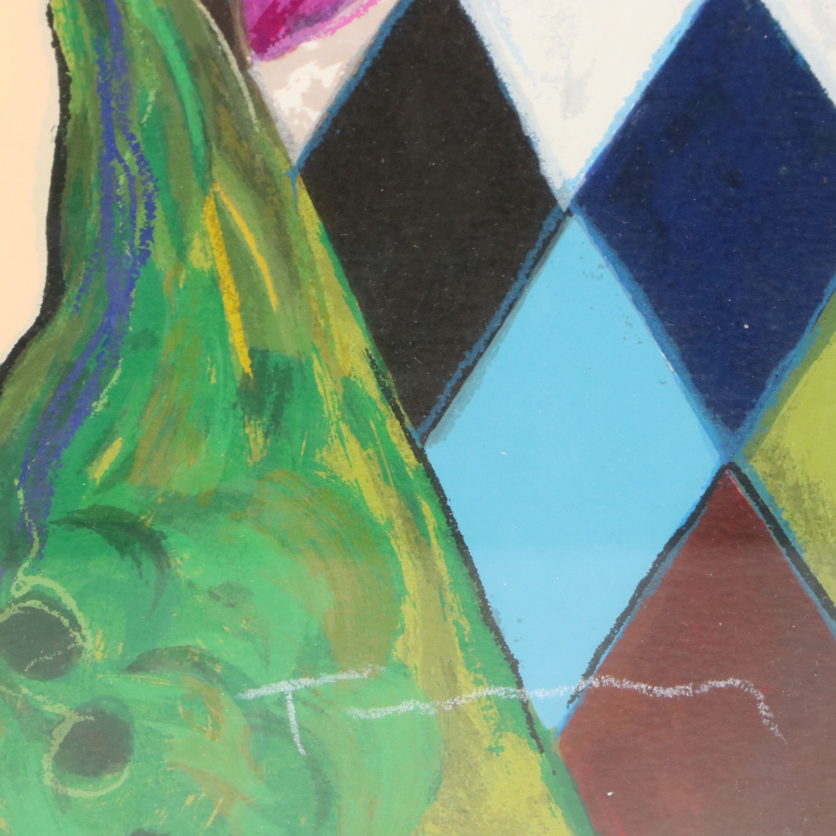 Itzchak Tarkay Screenprint "Erika in Hat," late 20th century