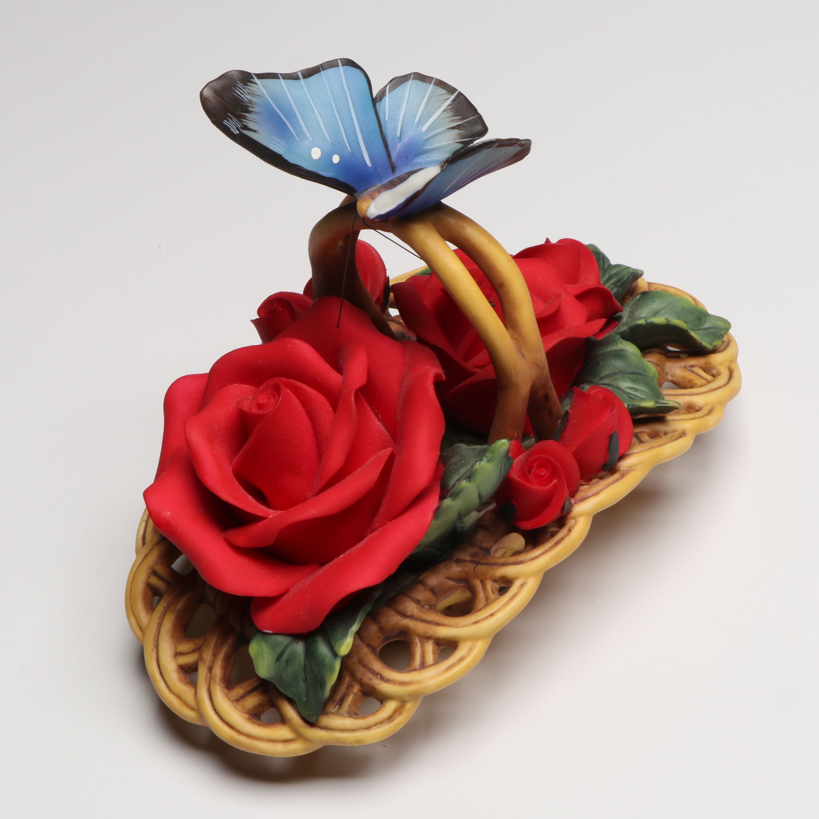 Andrea by Sadek, Symphony with Other Floral Figurines, Late 20th Century