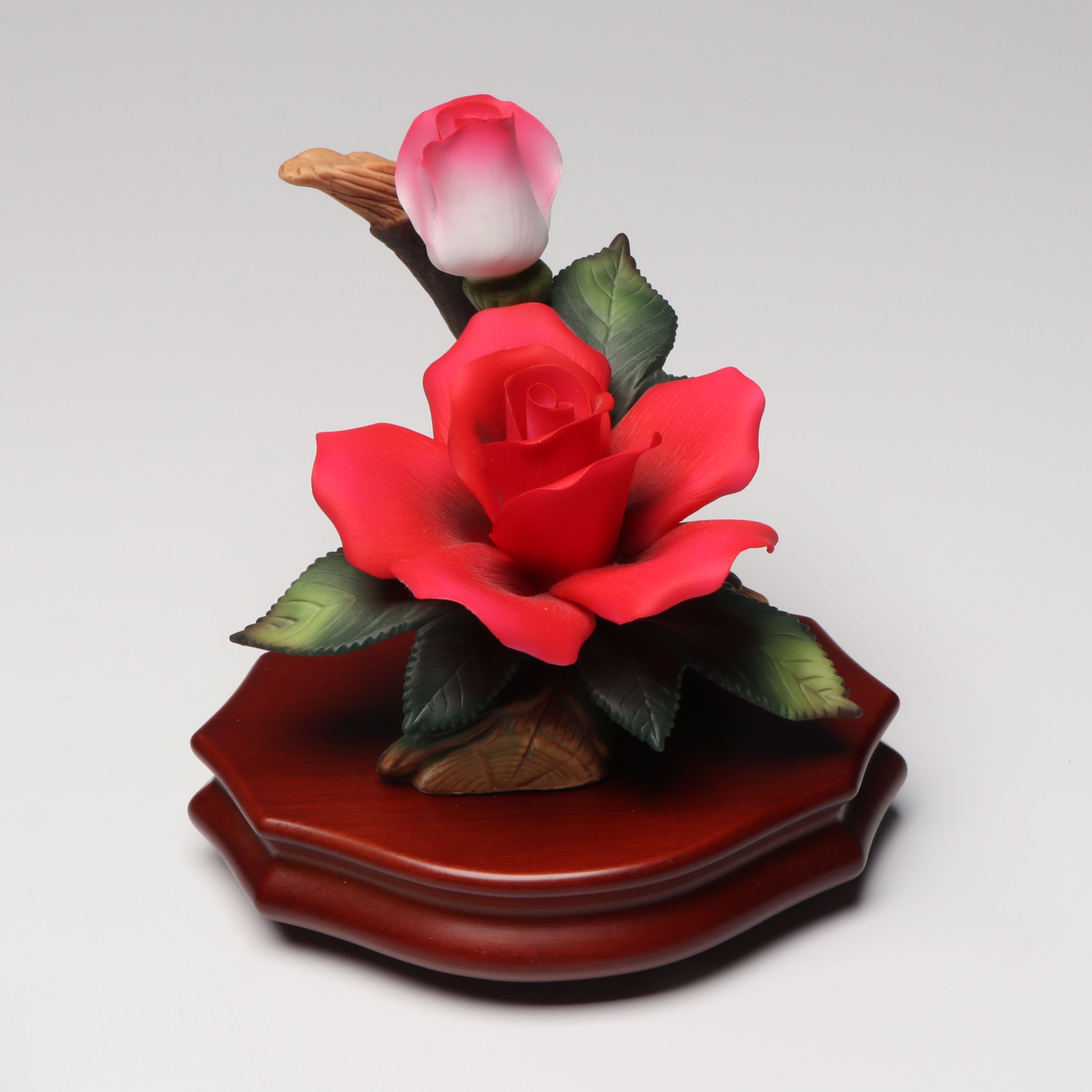 Andrea by Sadek, Symphony with Other Floral Figurines, Late 20th Century