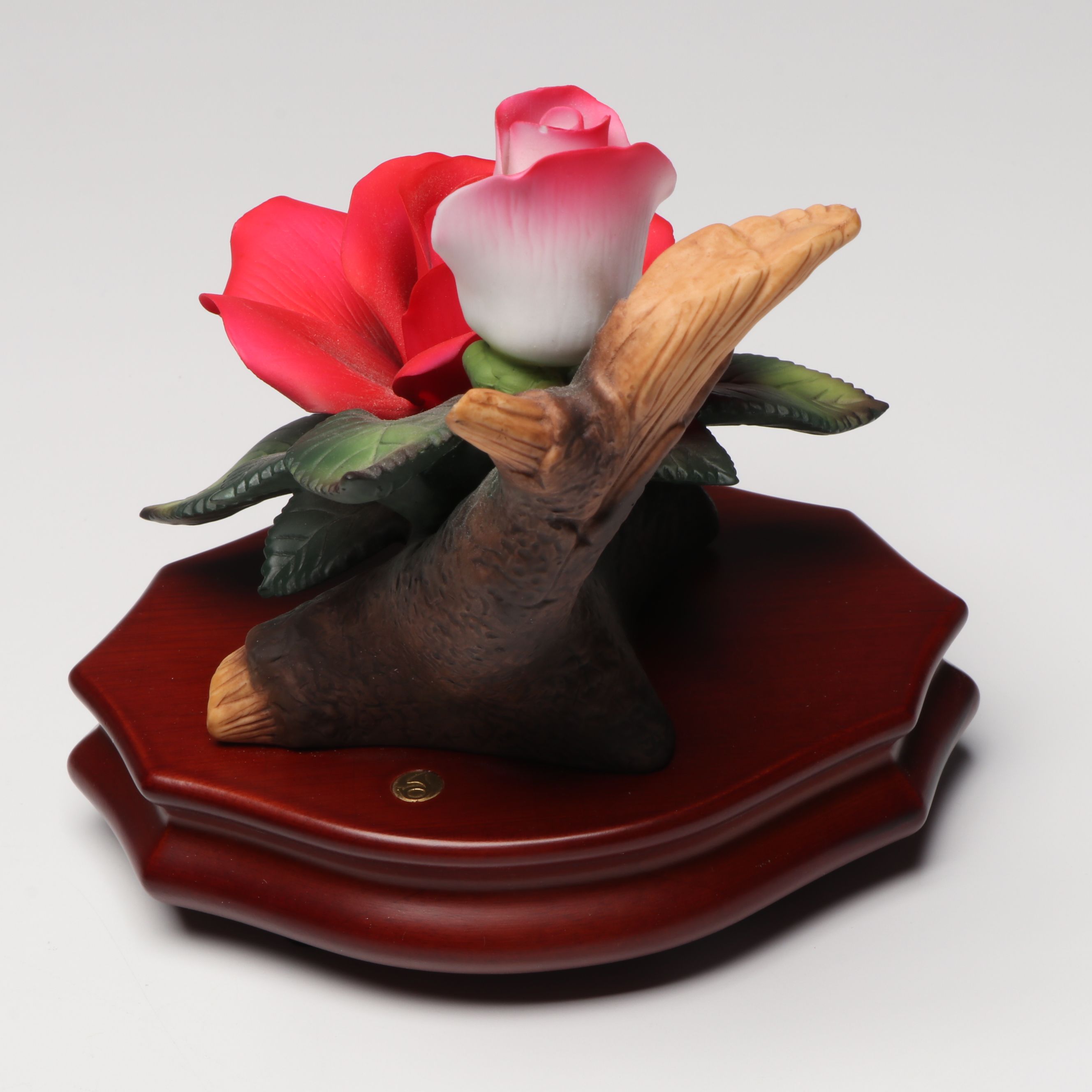 Andrea by Sadek, Symphony with Other Floral Figurines, Late 20th Century