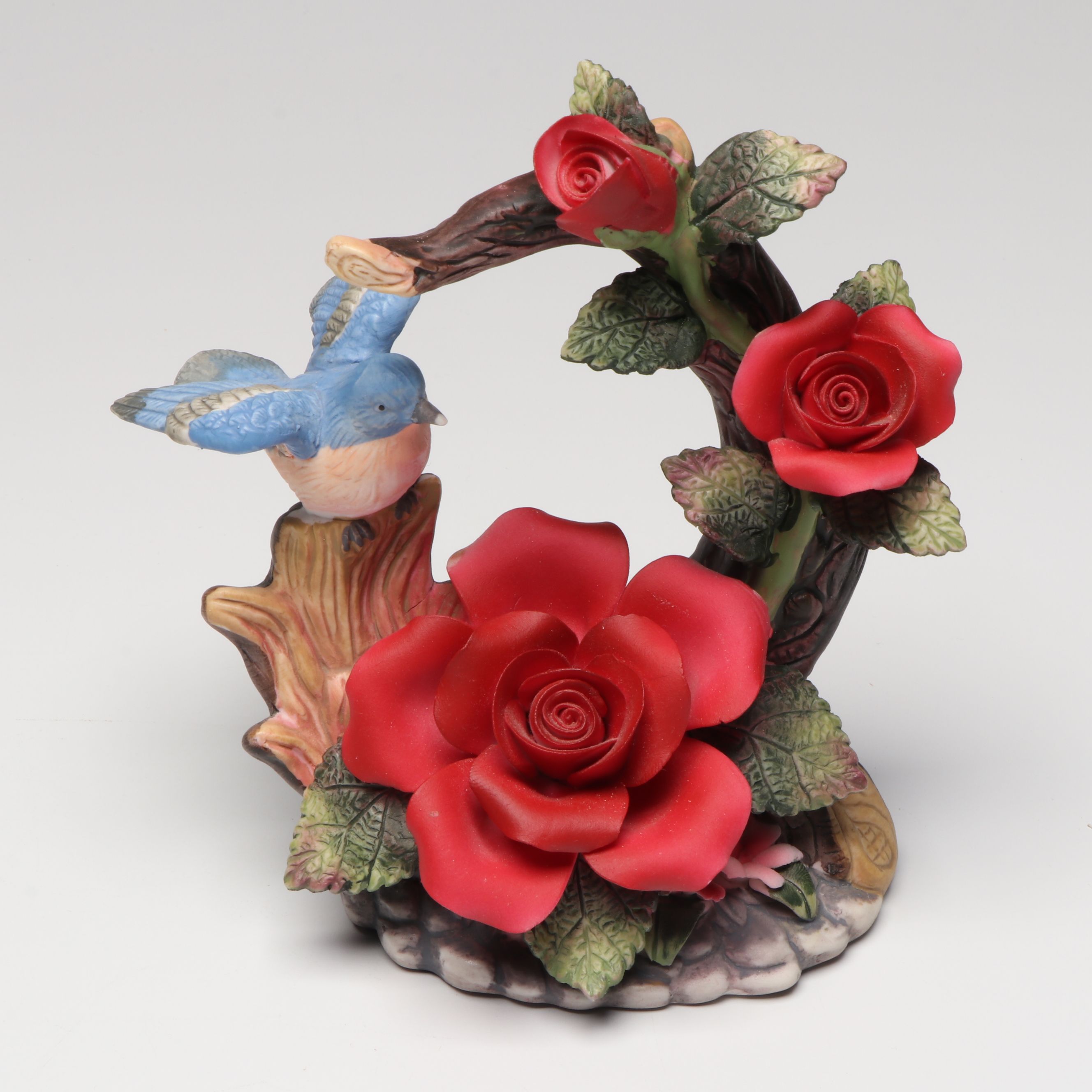 Andrea by Sadek, Symphony with Other Floral Figurines, Late 20th Century