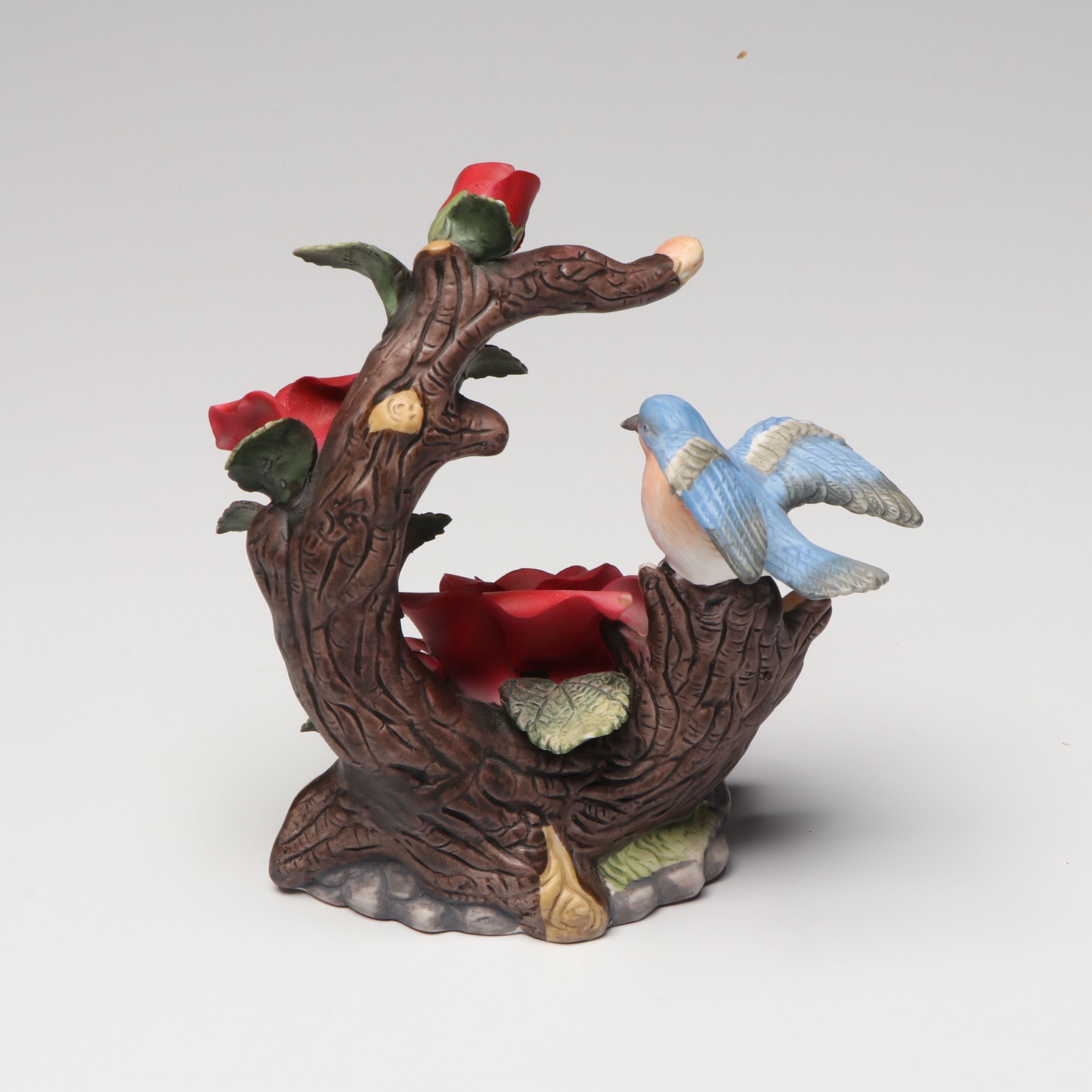 Andrea by Sadek, Symphony with Other Floral Figurines, Late 20th Century