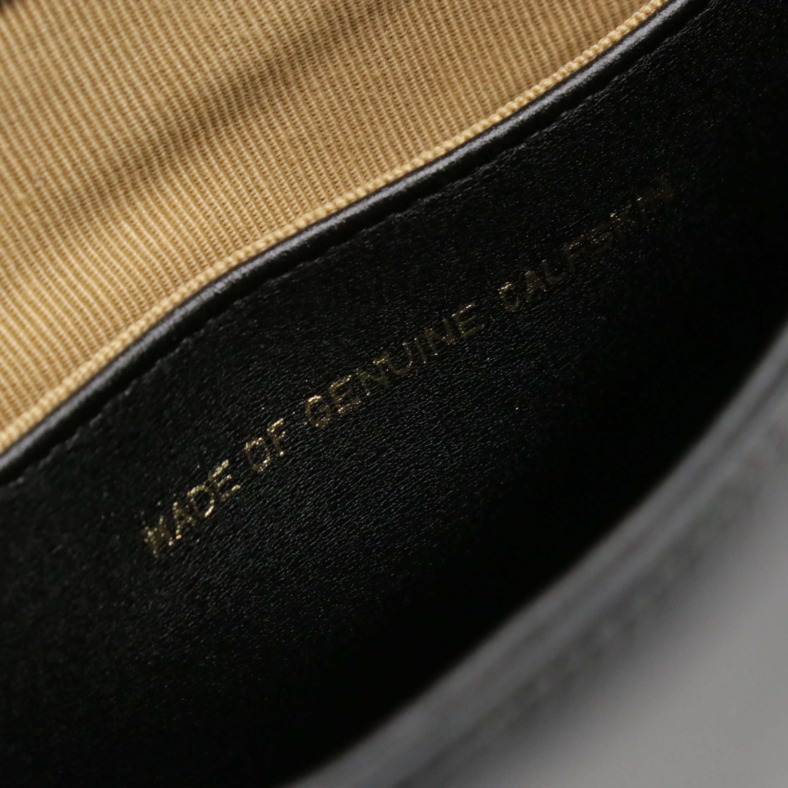 Christian Dior Top Handle Front Flap Two-Way Bag in Black Calfskin Leather