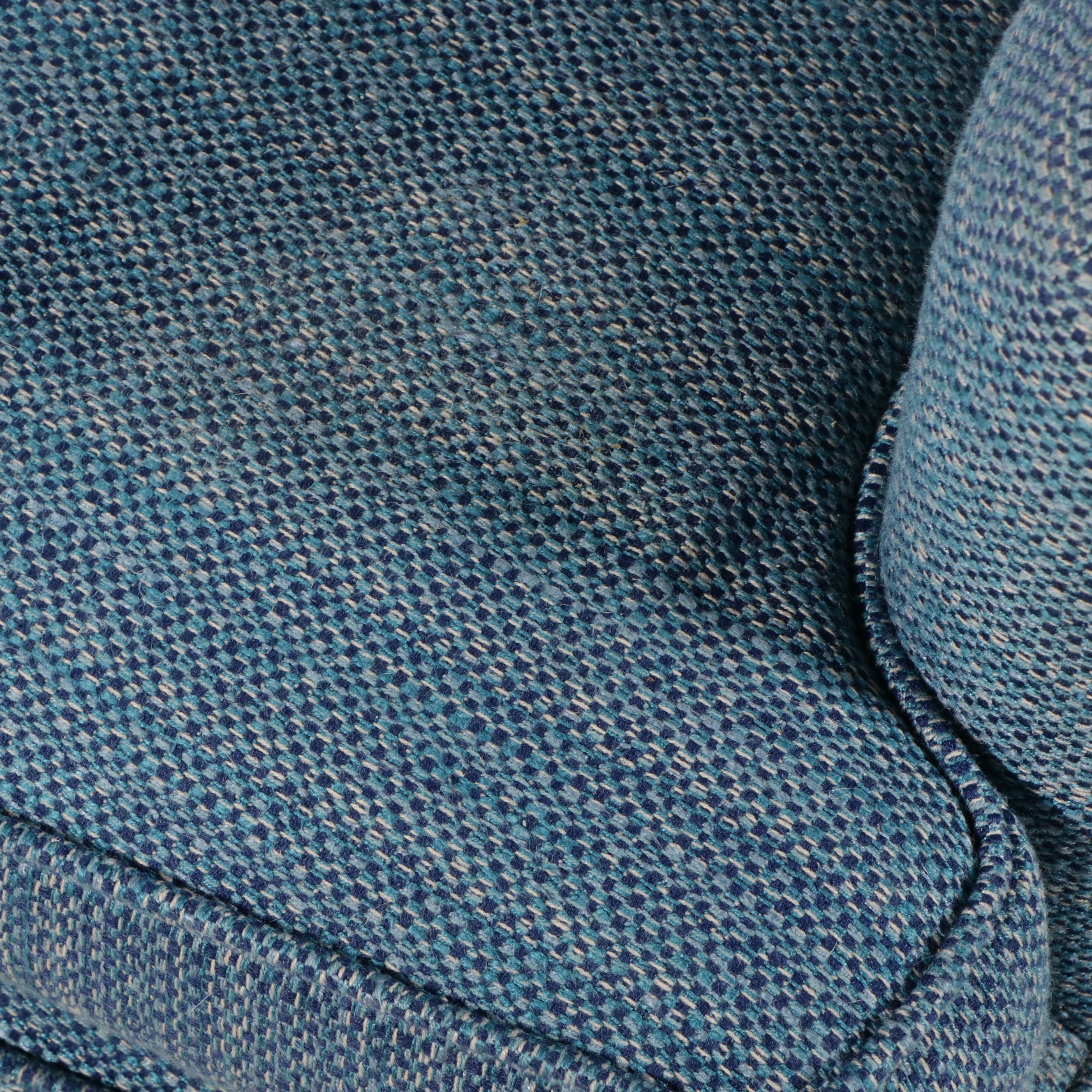 Queen Anne Style Upholstered Wingback Chair