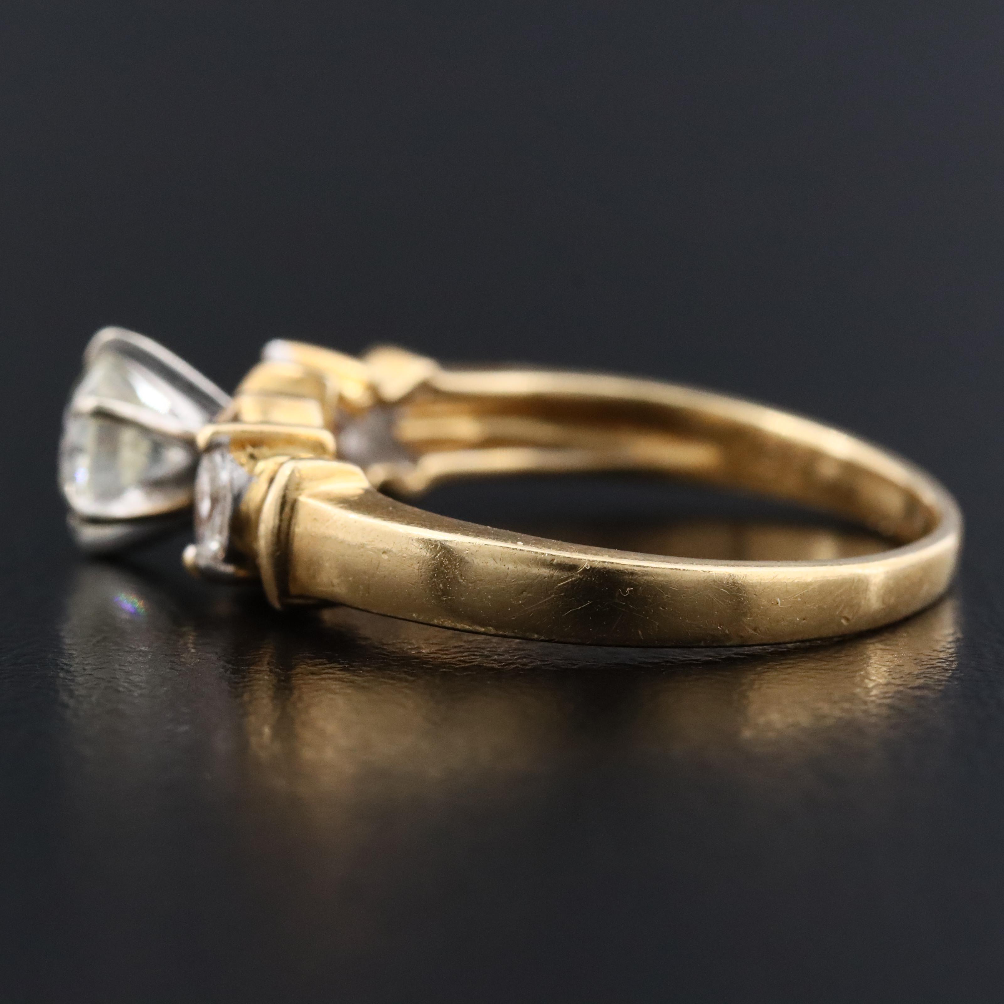 18K 0.75 CTW Diamond Ring