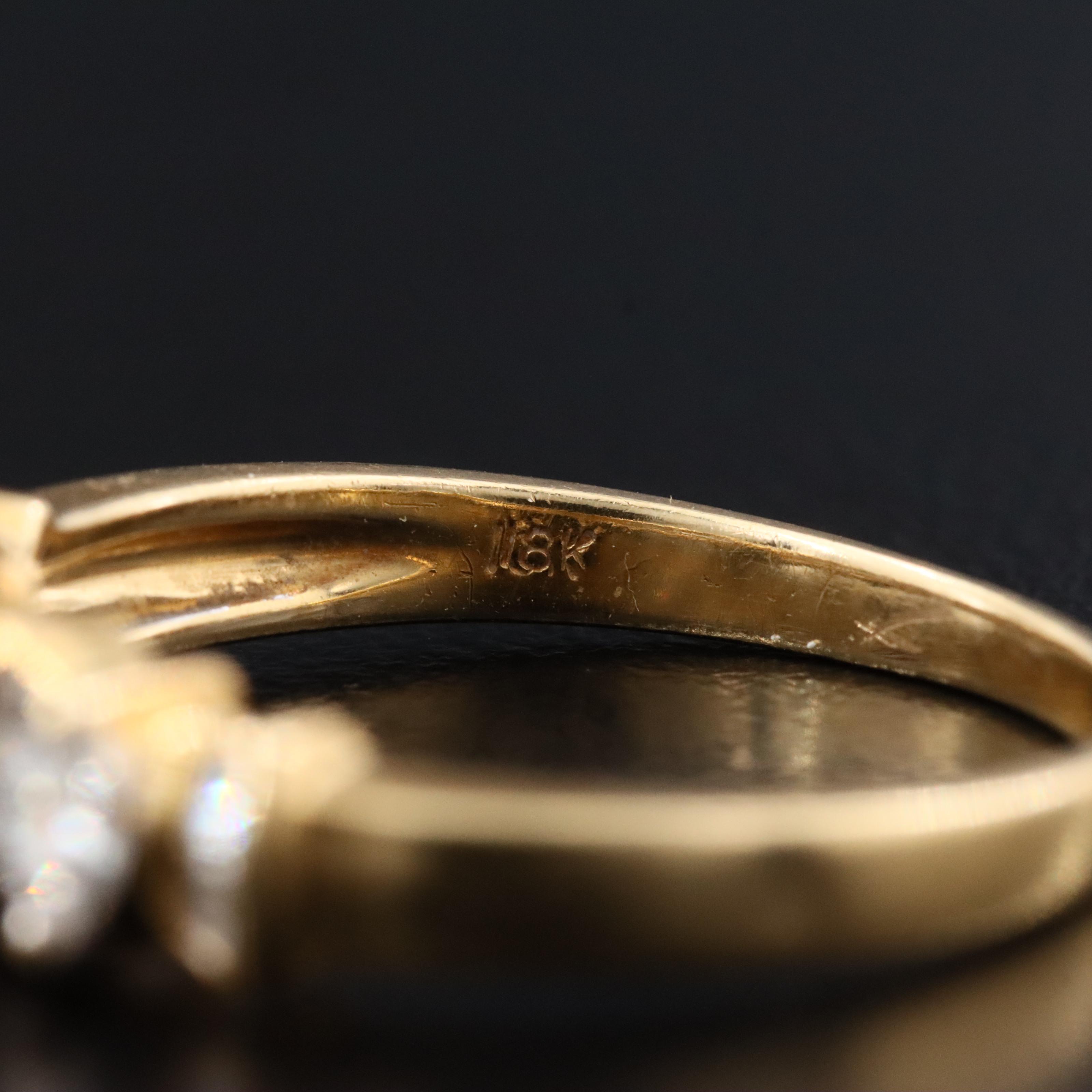 18K 0.75 CTW Diamond Ring