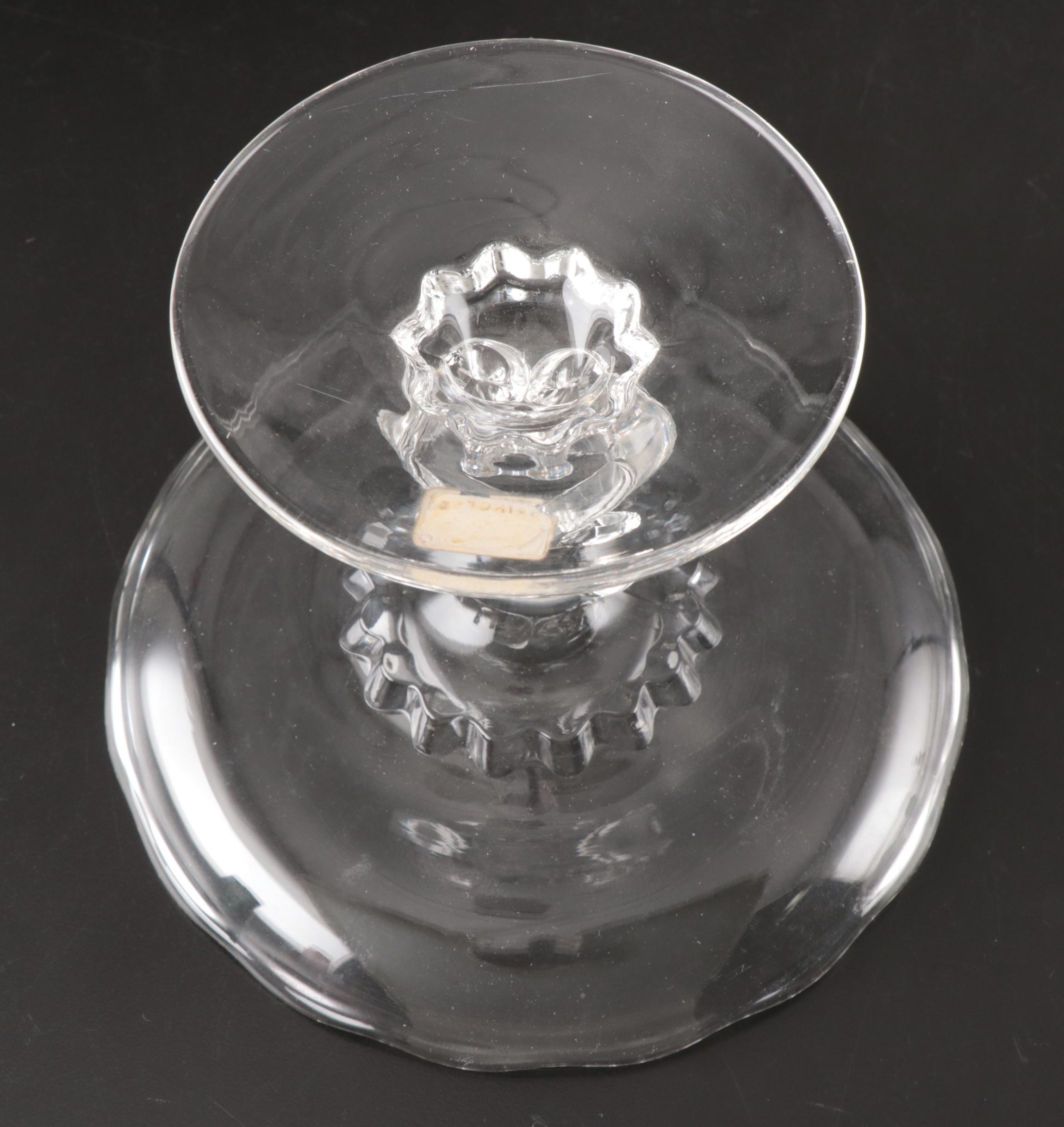 Glass Footed Pitcher, Glass Compote, Vase, and More Glass Tableware