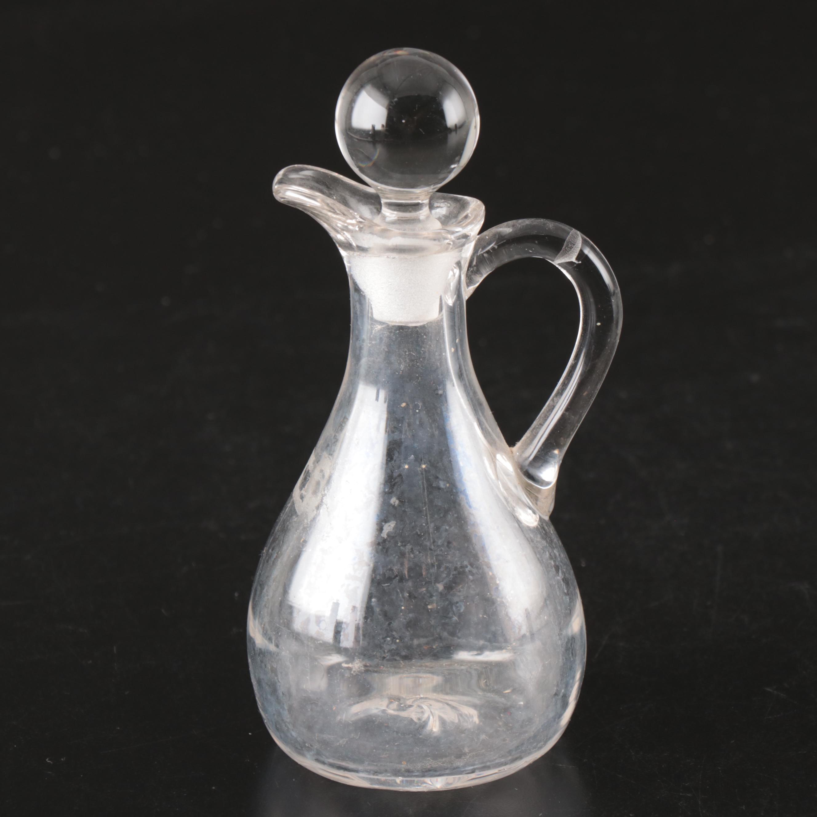 Glass Footed Pitcher, Glass Compote, Vase, and More Glass Tableware