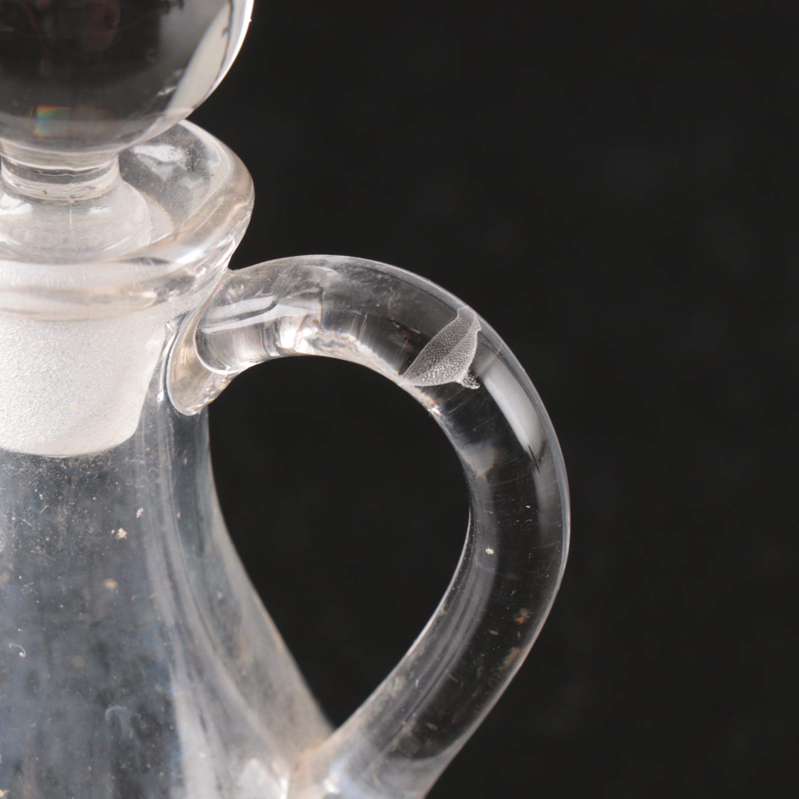 Glass Footed Pitcher, Glass Compote, Vase, and More Glass Tableware