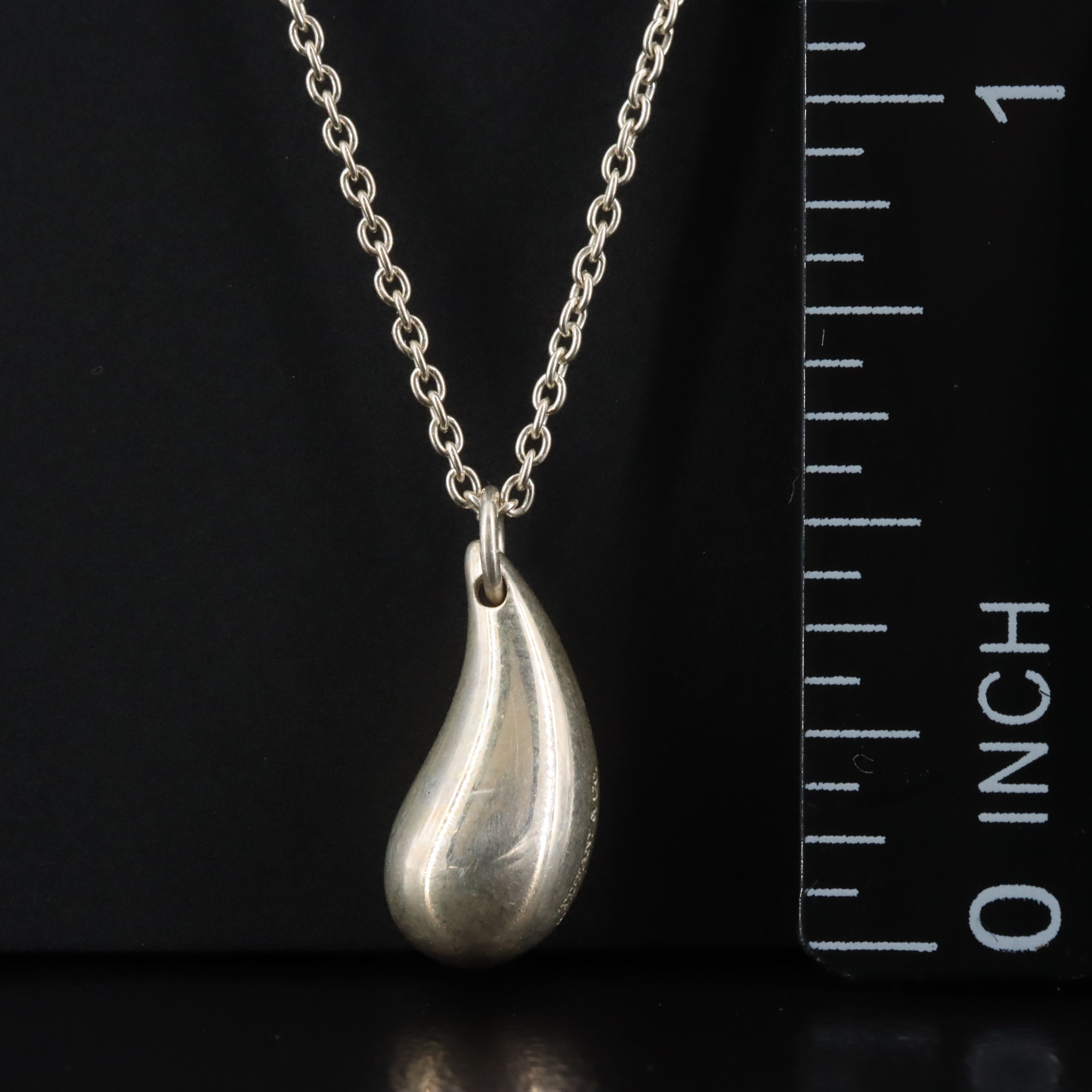 Elsa Peretti for Tiffany & Co. Sterling Silver Tear Drop Necklace