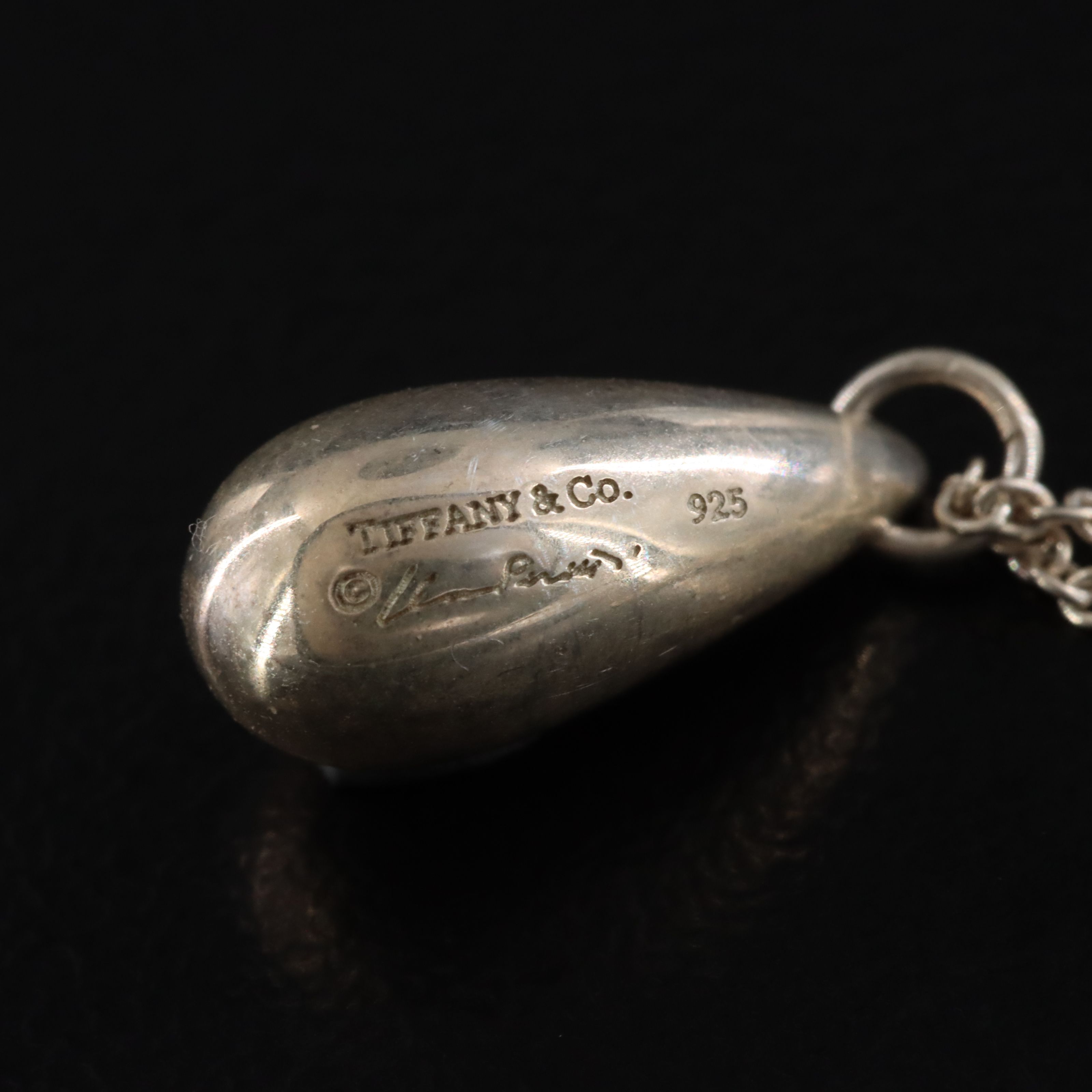 Elsa Peretti for Tiffany & Co. Sterling Silver Tear Drop Necklace