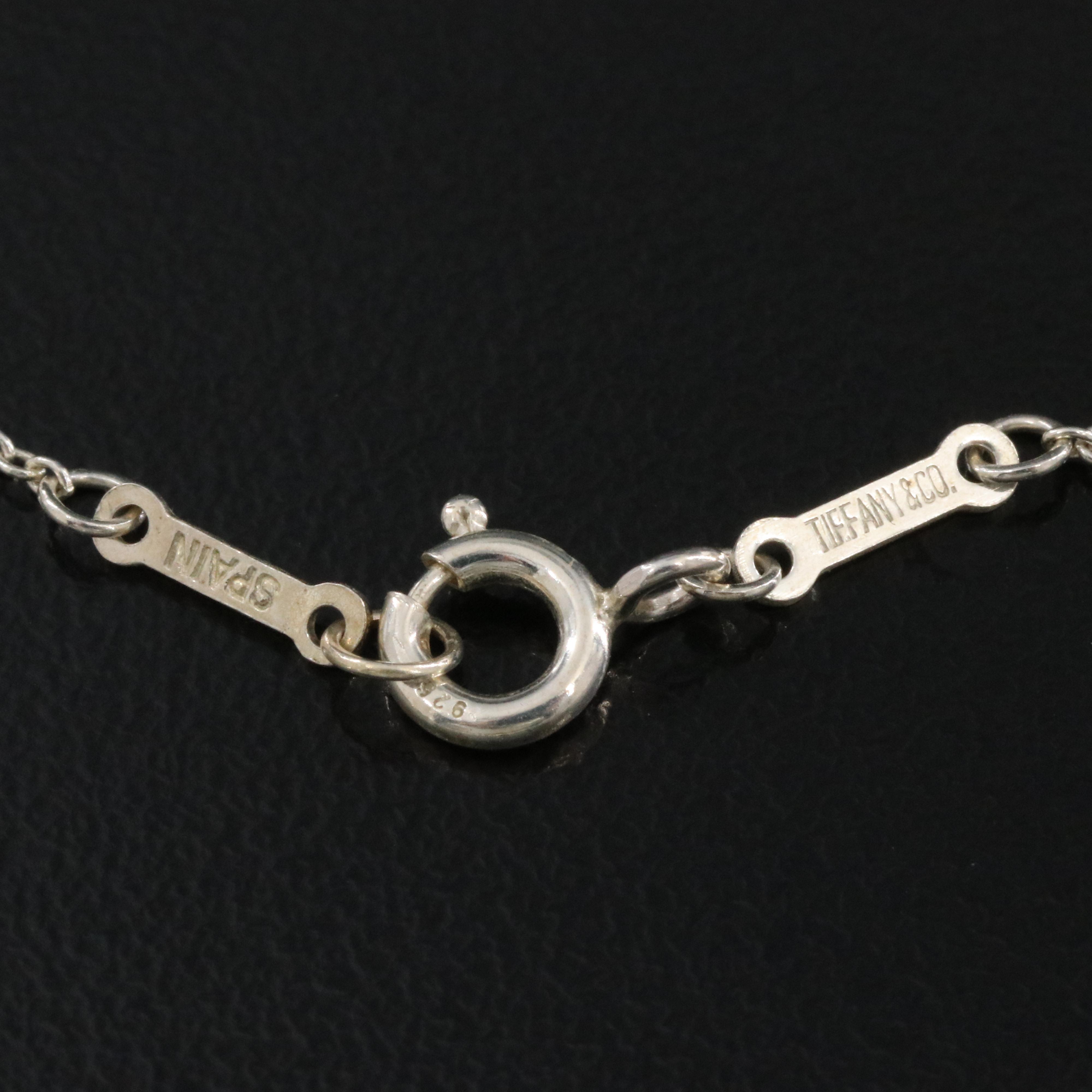 Elsa Peretti for Tiffany & Co. Eternal Circle Sterling Pendant Necklace