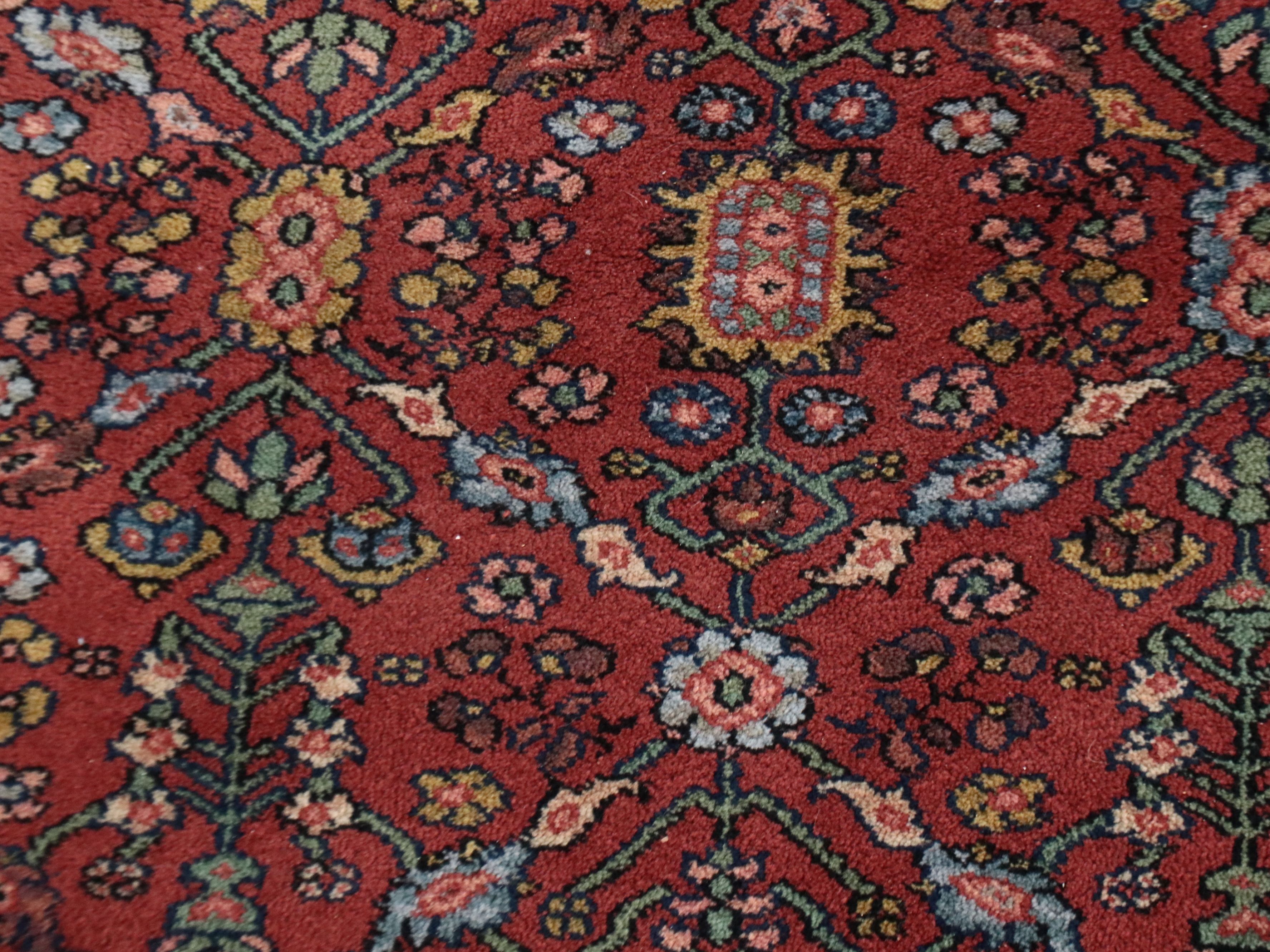 8'7 x 12'9 Power Loomed Karastan "Serapi" Area Rug with Runner Mat