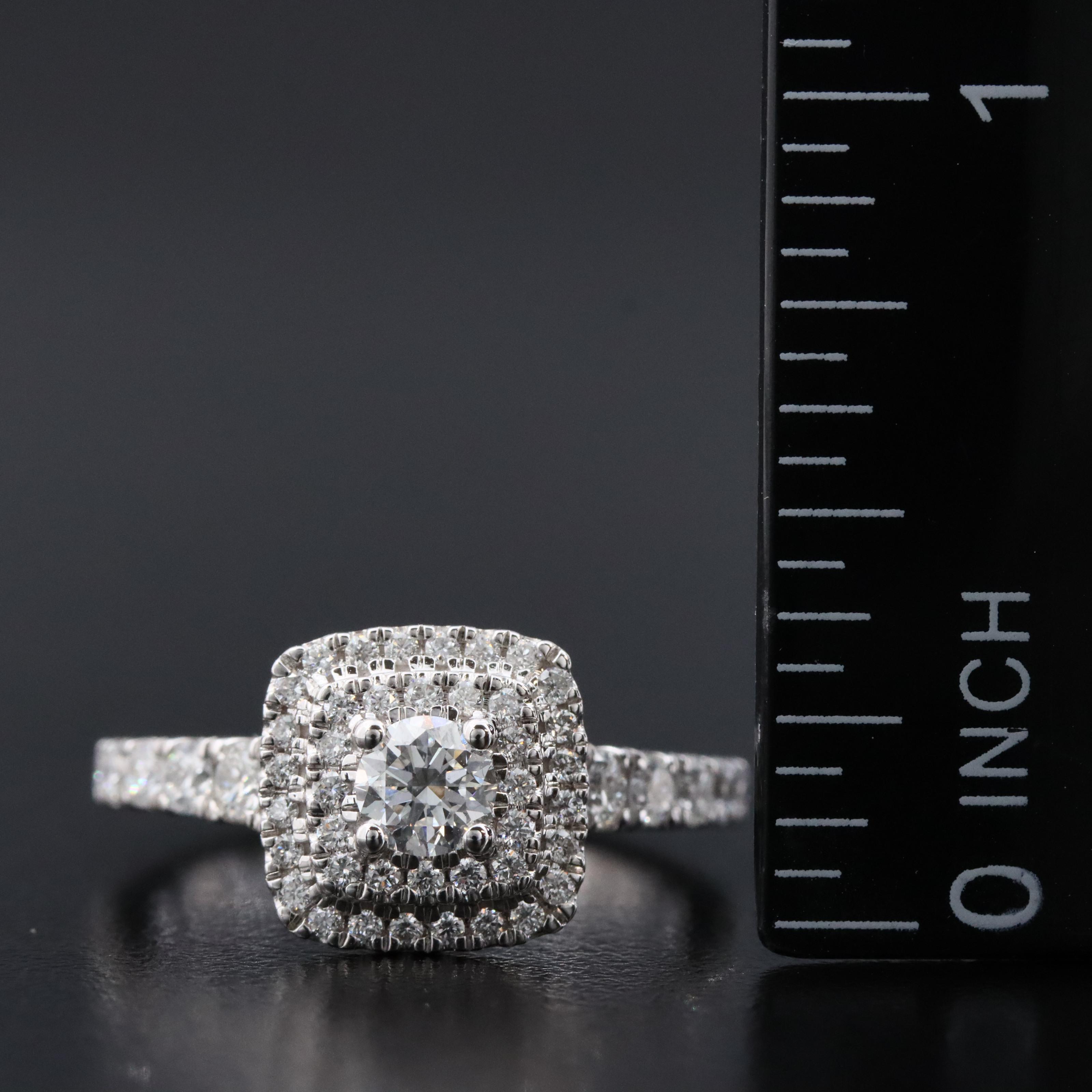 14K 1.12 CTW Lab Grown Diamond Ring with Online IGI Report