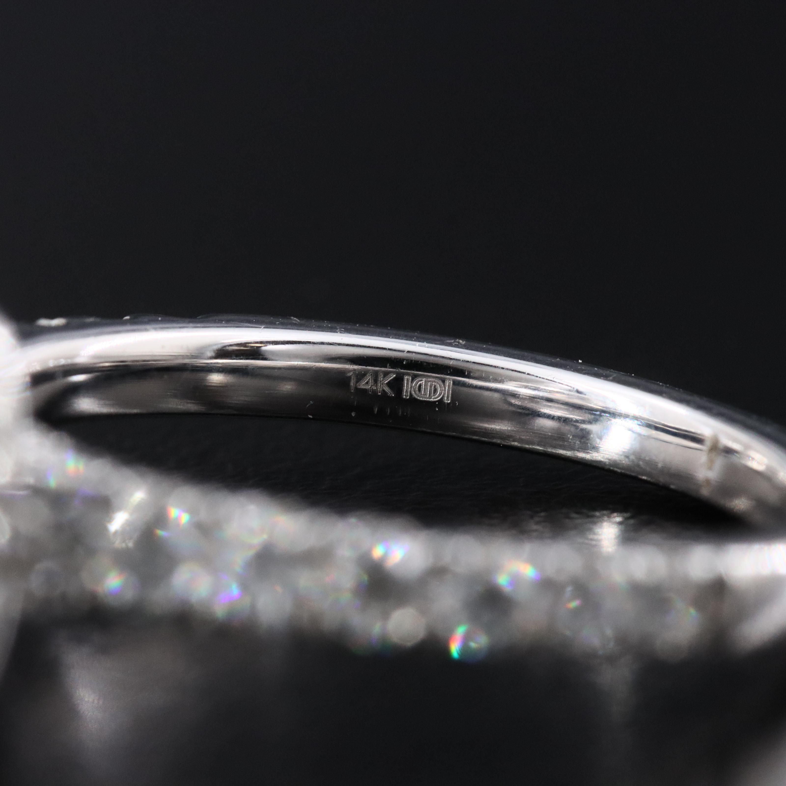 14K 1.12 CTW Lab Grown Diamond Ring with Online IGI Report