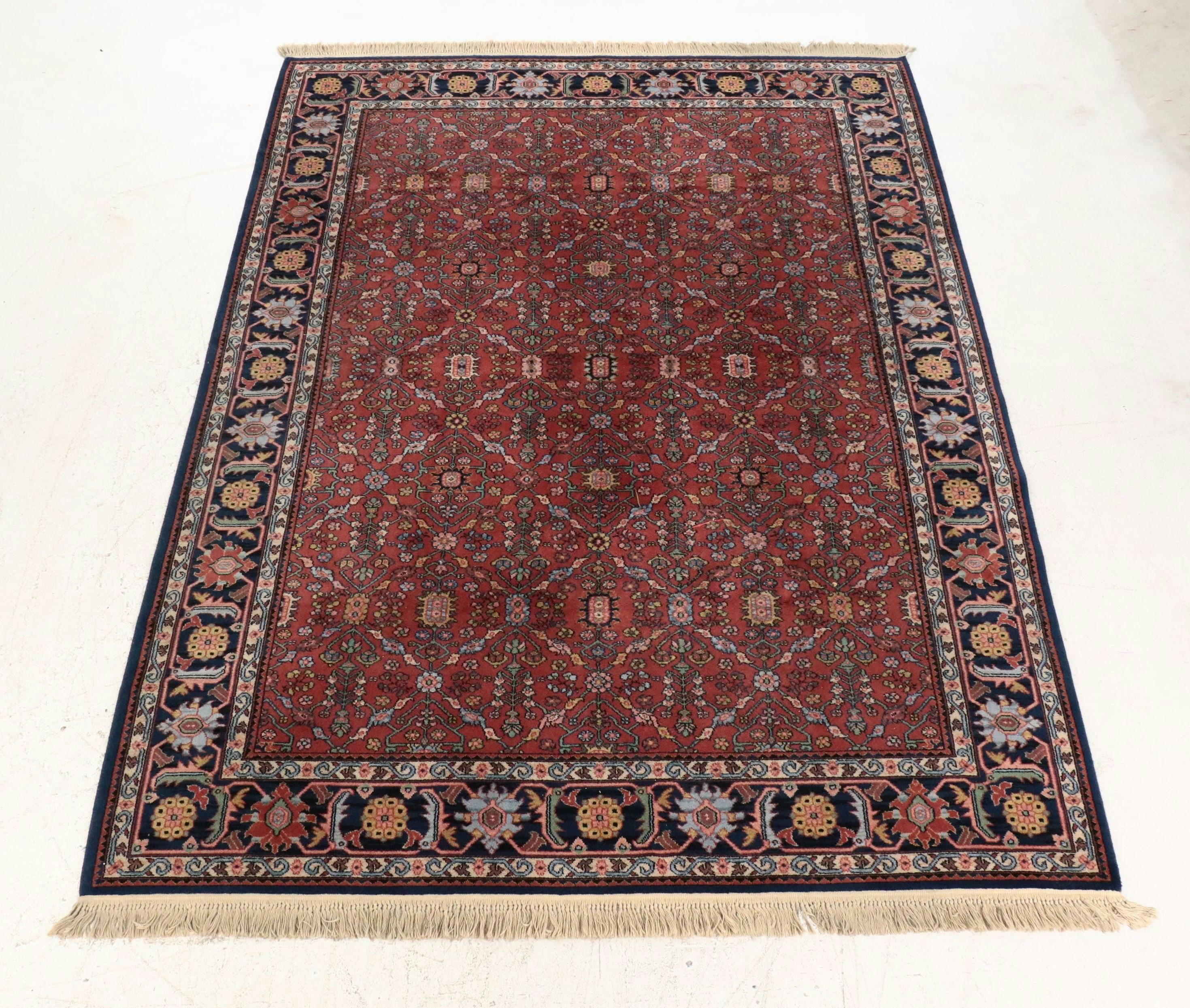 8'7 x 12'9 Power Loomed Karastan "Serapi" Area Rug with Runner Mat