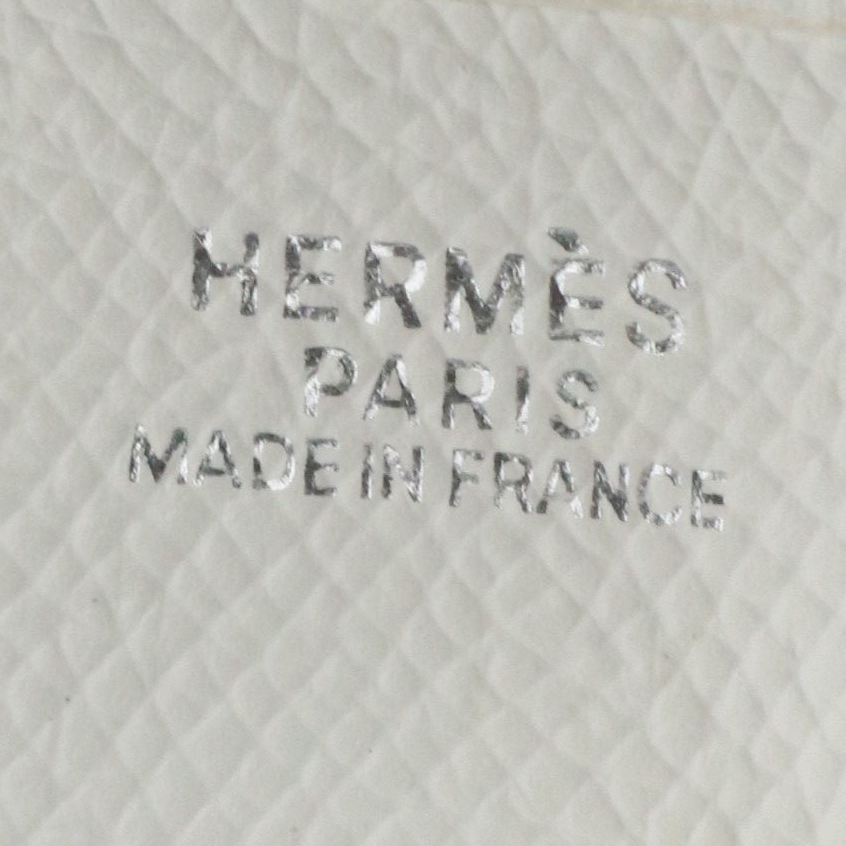 Hermès Evelyne 1 GM Bag in White Epsom Leather